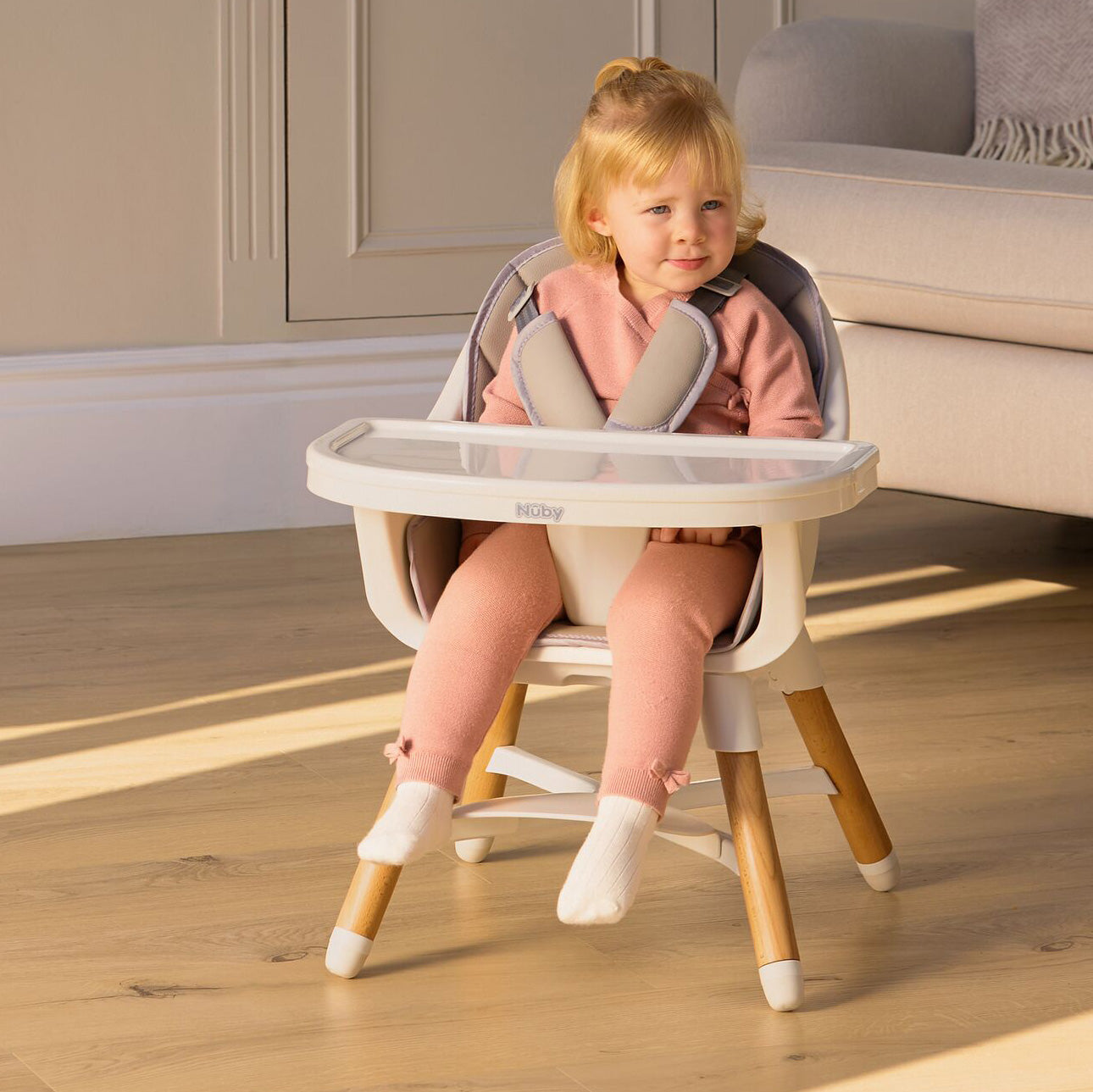 4-in-1 Multi-Use High Chair | Dark Beige (FTED)