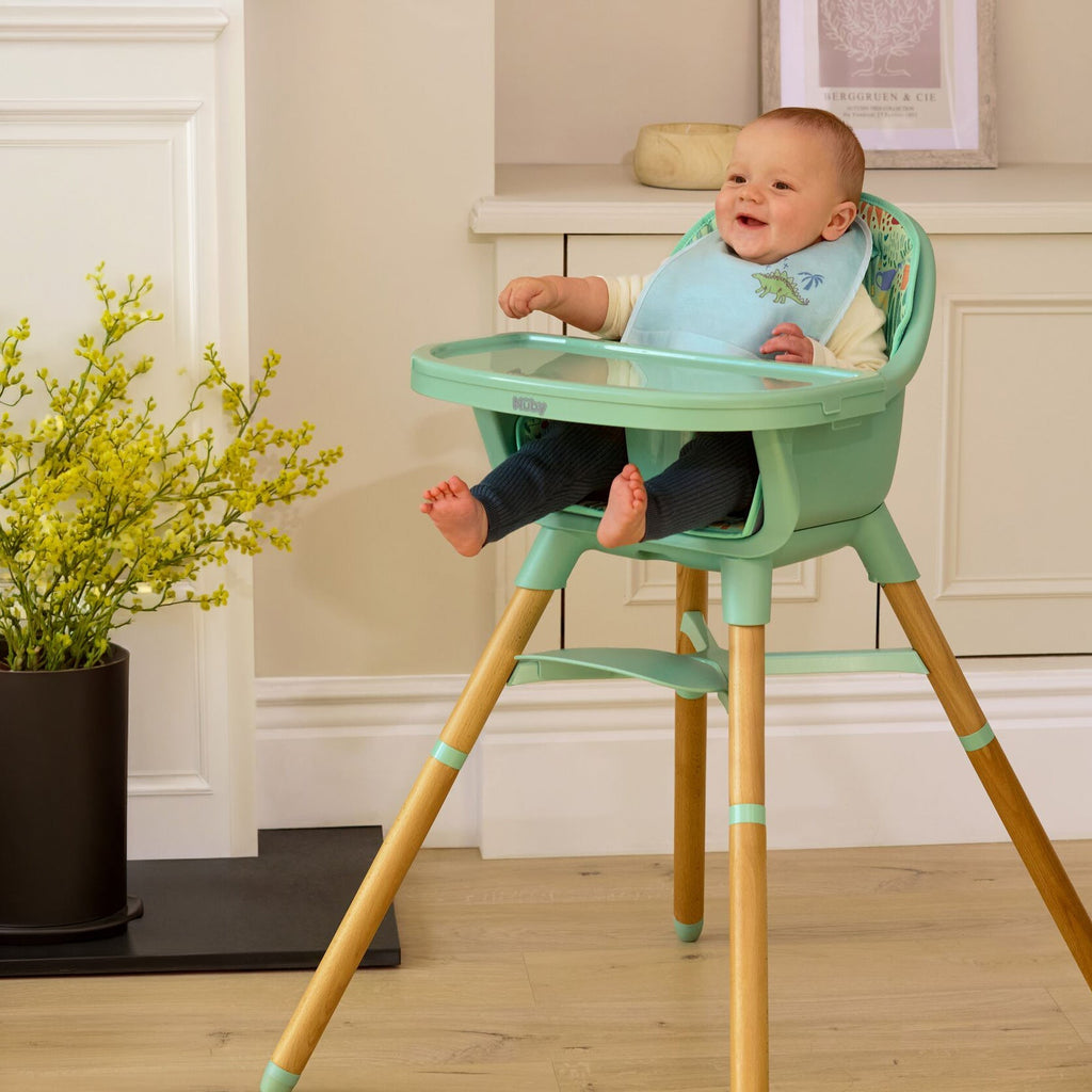 4-in-1 Multi-Use High Chair | Green Garden (02XQ)