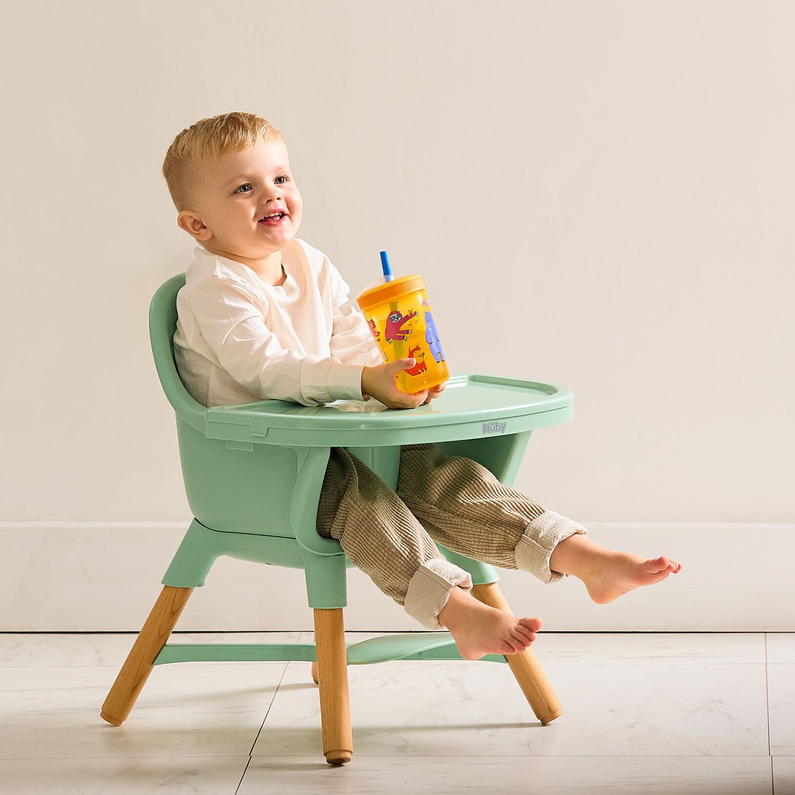 4-in-1 Multi-Use High Chair | Green Garden (02XQ)