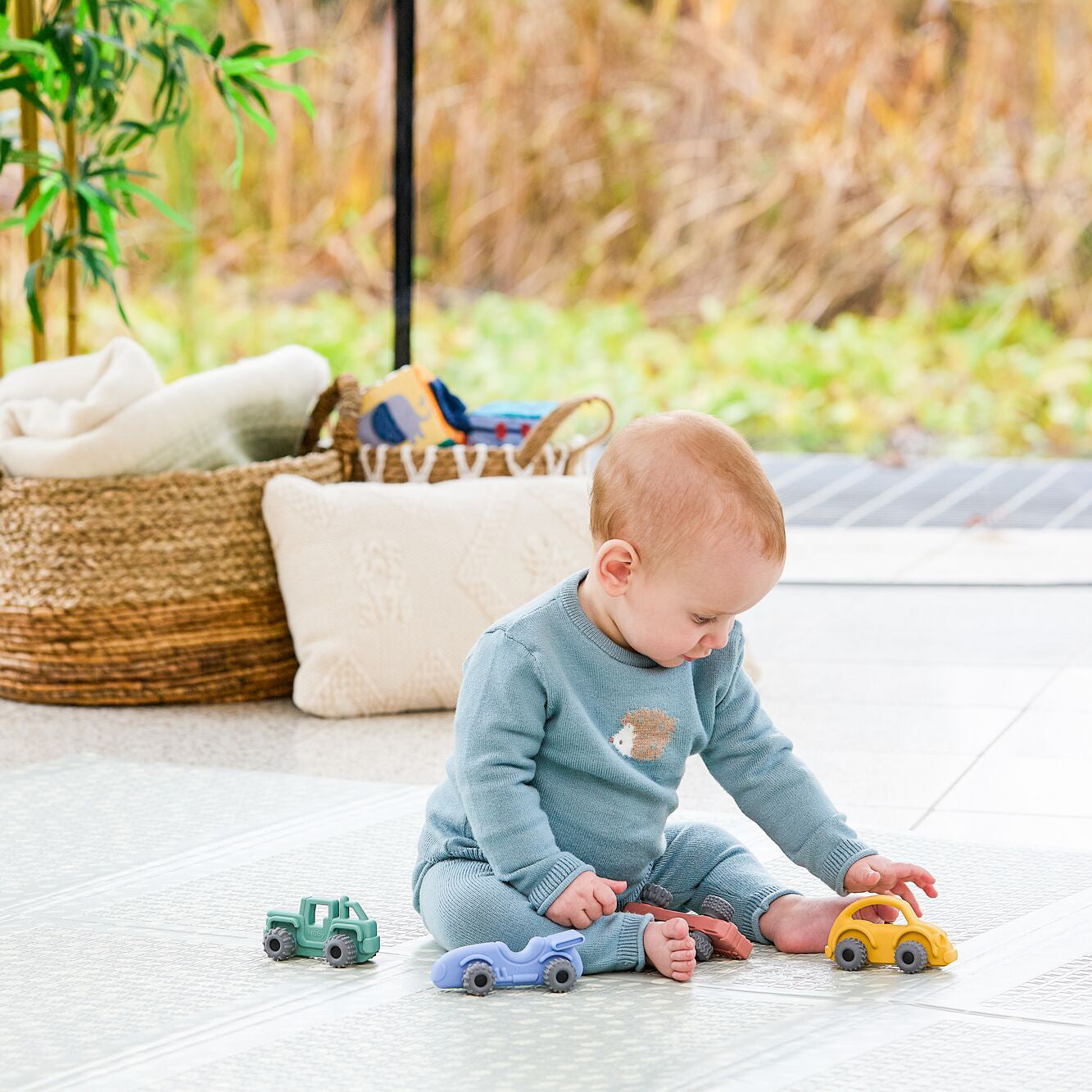 Silicone Vehicle Teether Toy | Race Car (I86U)