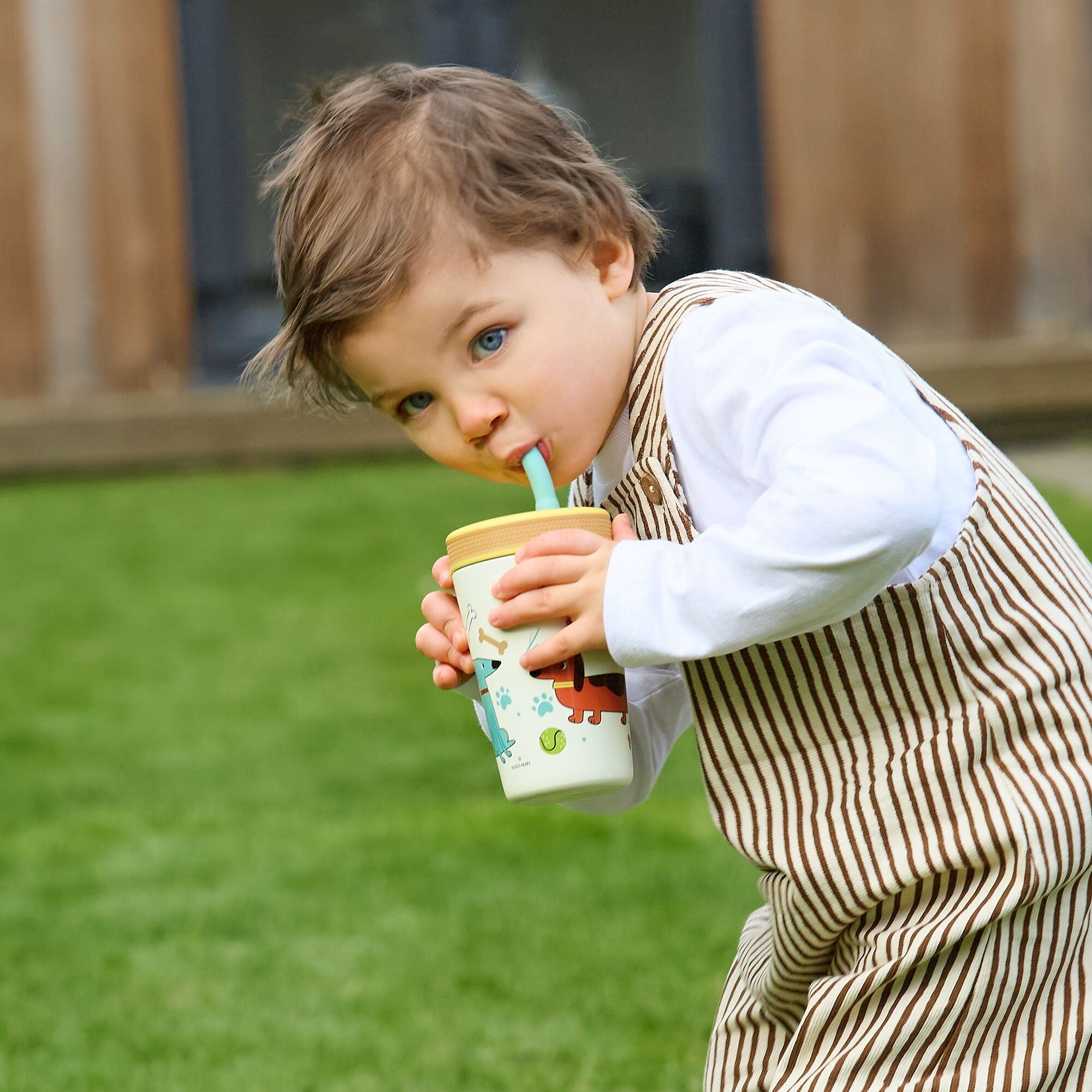 Thirsty Kids Flexstraw Stainless Steel Cup | Dogs (PN9D)