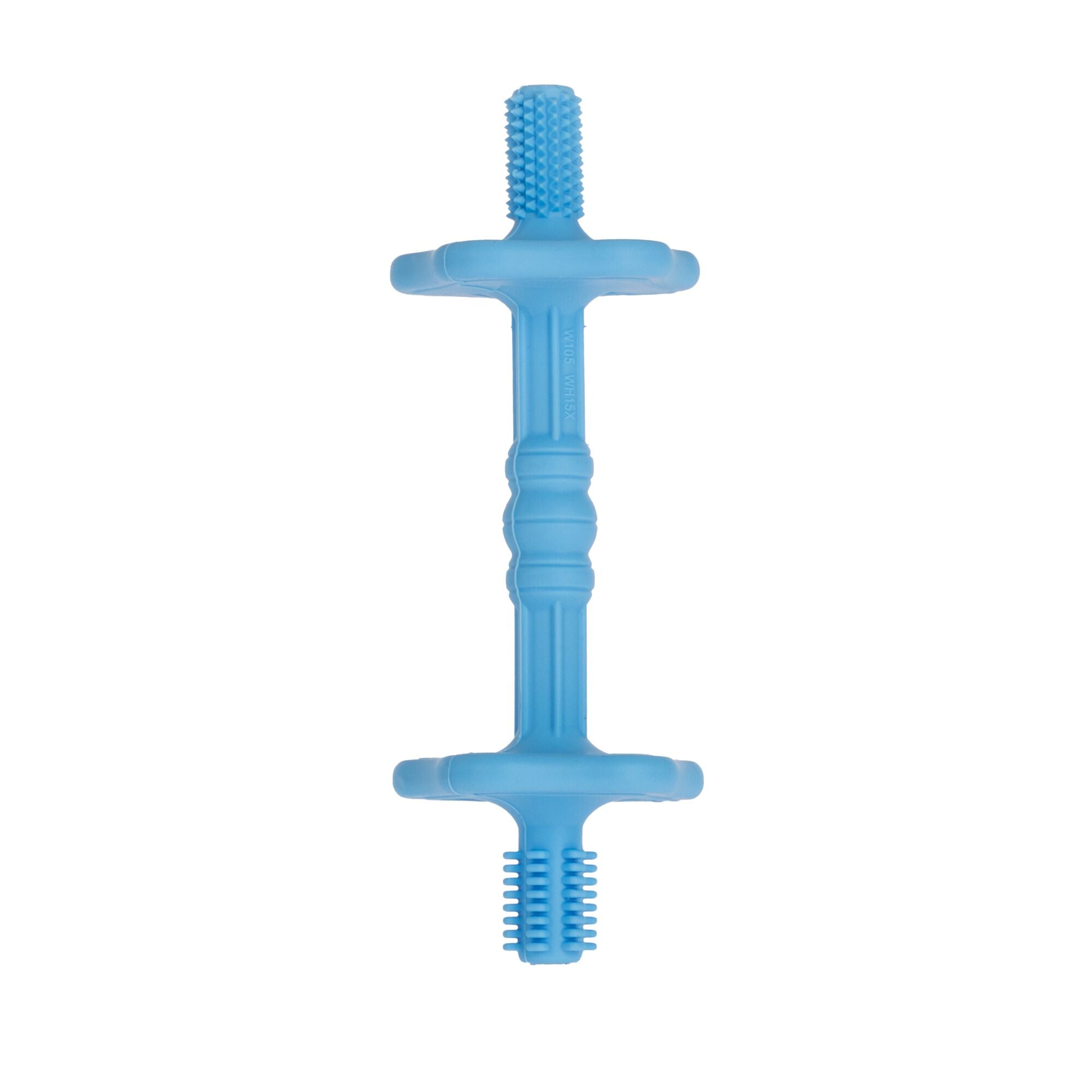 Hollow Sensory Tube Teethers | Blue/Coral (7P5Q)
