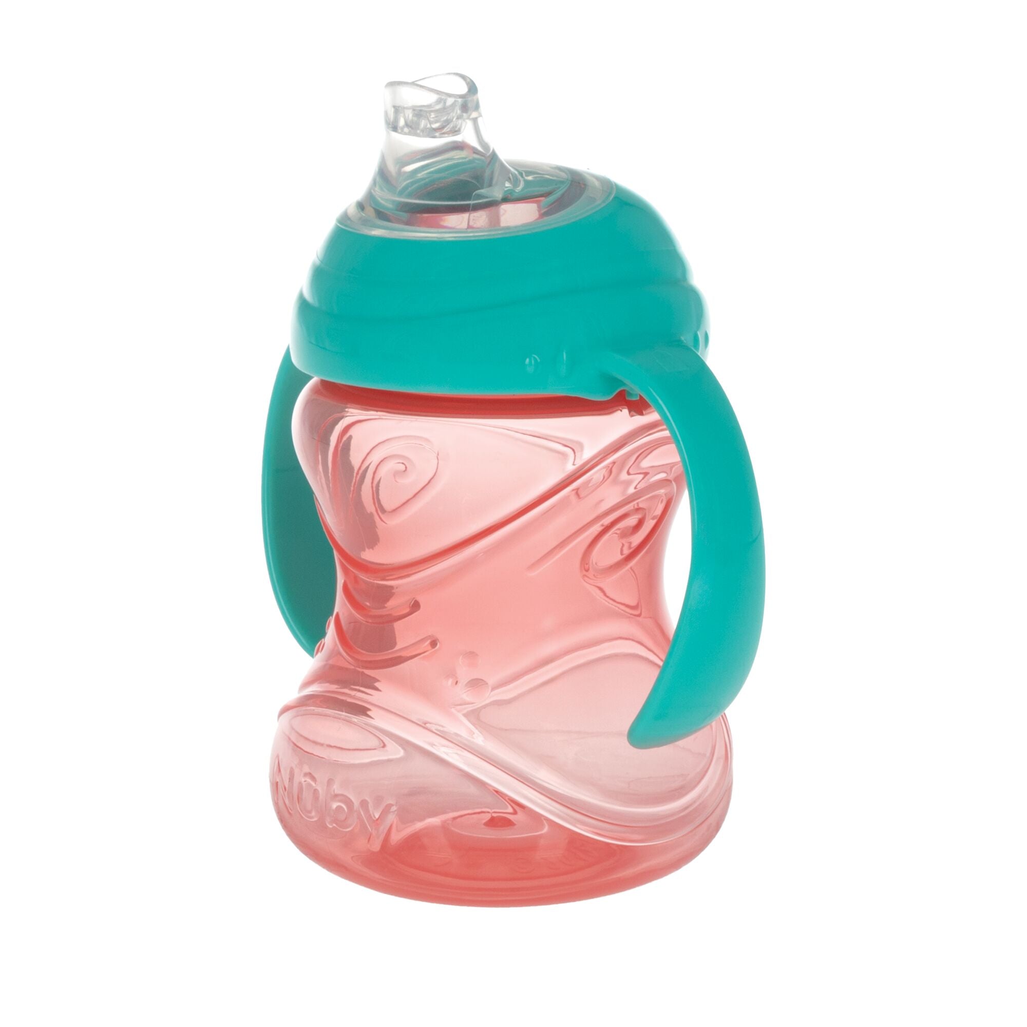 Clik-It Soft Spout Grip N' Sip Trainer Cup (2 Pack) | Aqua/Yellow (BV09)