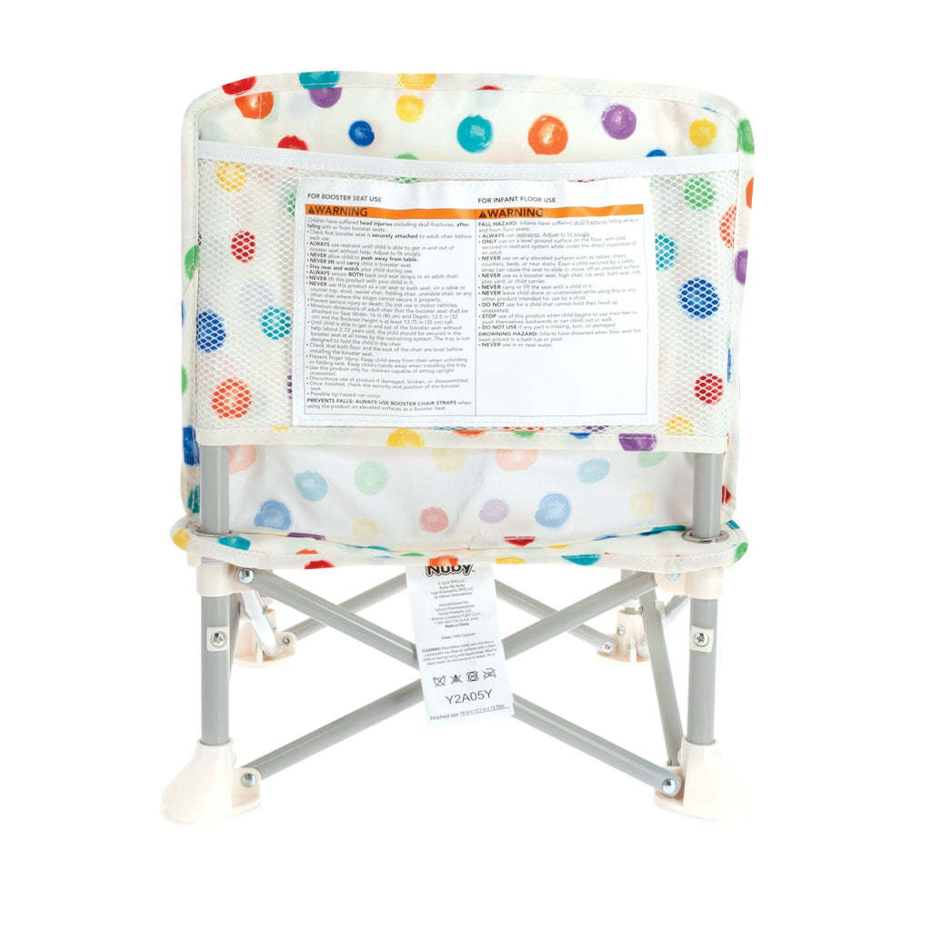 Pop Up Booster Seat | Color Dots (3KGC)