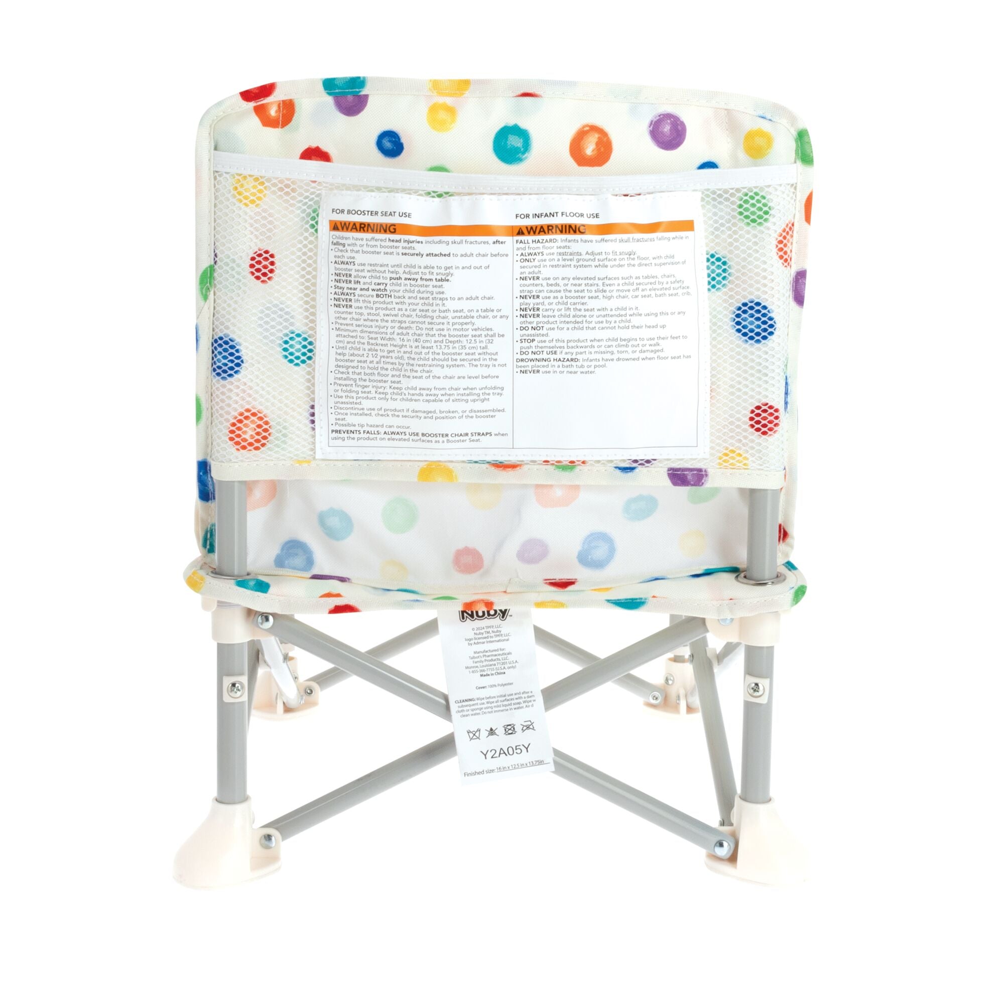 Pop Up Booster Seat | Color Dots (3KGC)