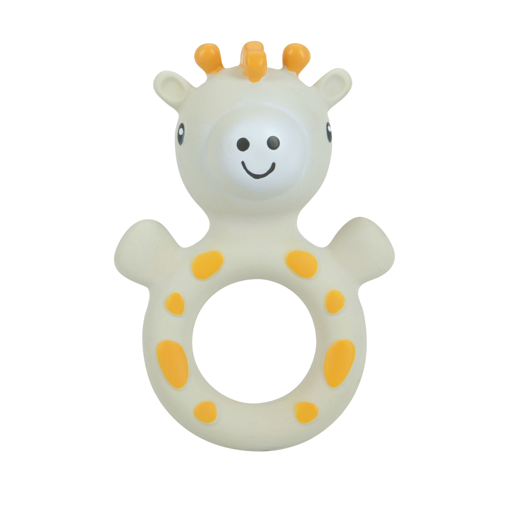 Jackie the Giraffe Natural Rubber Teething Ring | Giraffe (E1QV)