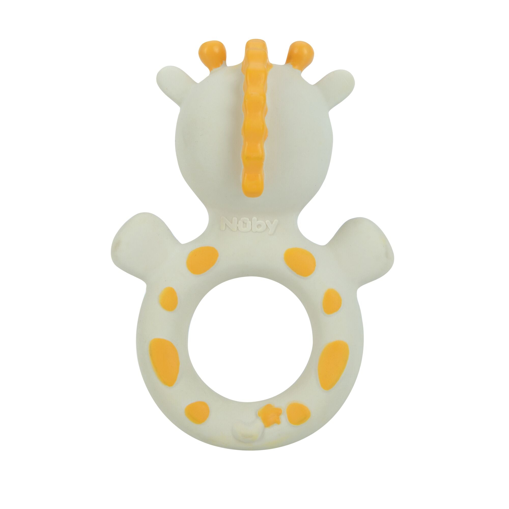 Jackie the Giraffe Natural Rubber Teething Ring | Giraffe (E1QV)