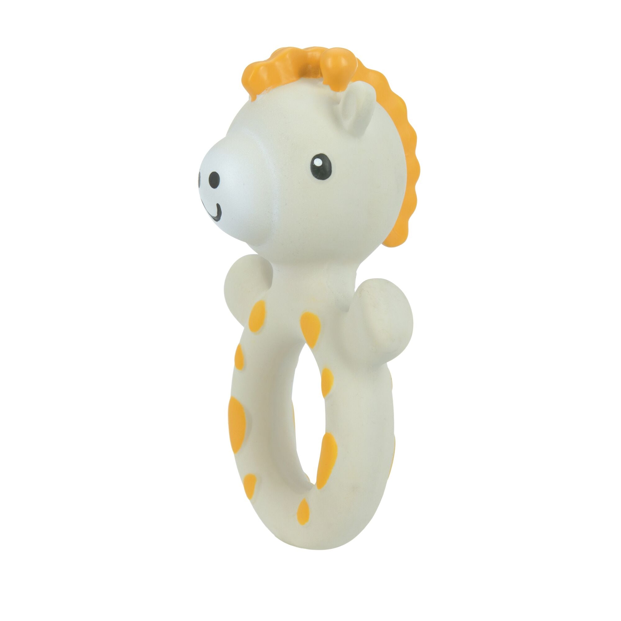 Jackie the Giraffe Natural Rubber Teething Ring | Giraffe (E1QV)