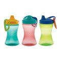 Hard Spout Sippy Cup with Carabiner (3 Pack) | Aqua/Red/Green (SYKH)