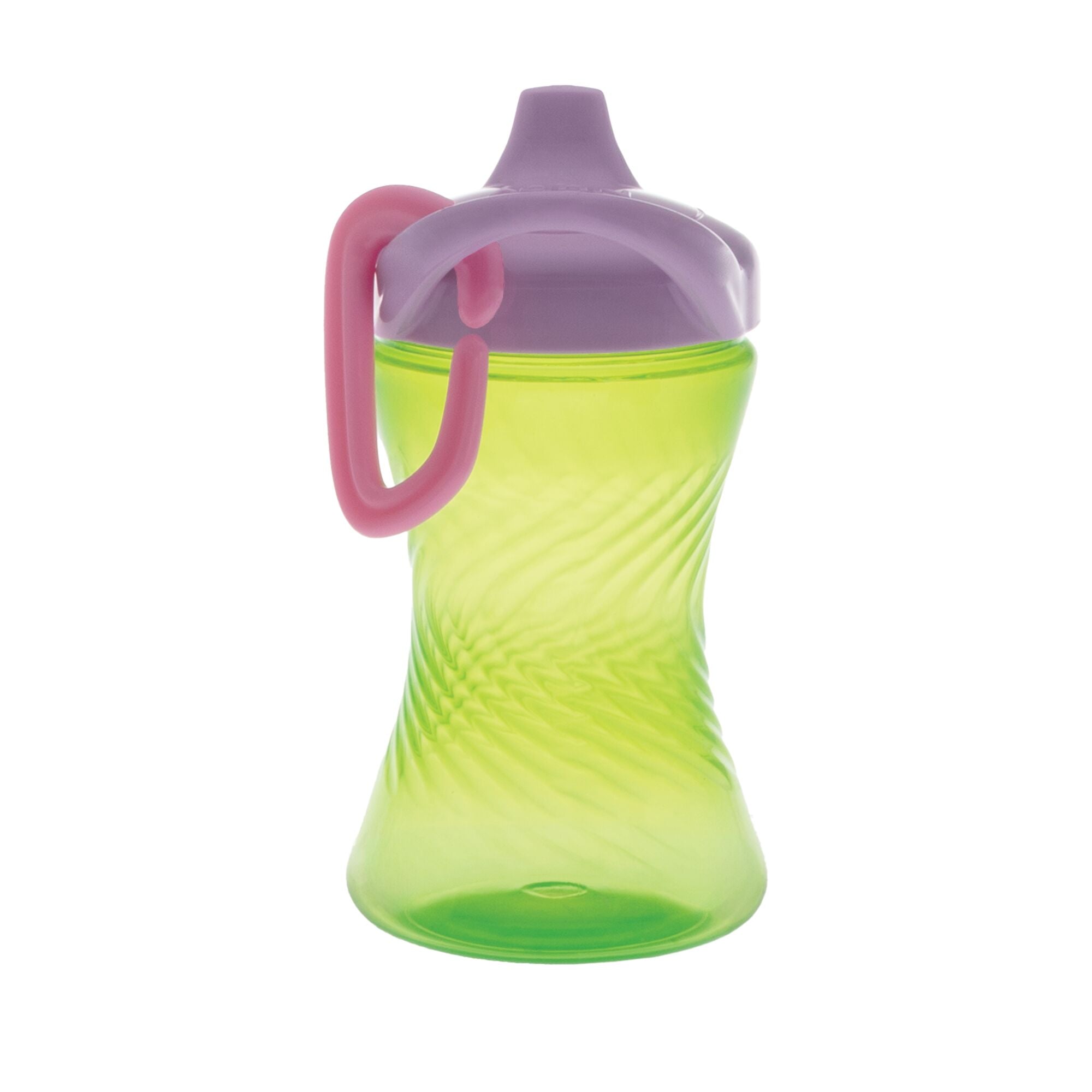 Hard Spout Sippy Cup with Carabiner (3 Pack) | Pink/Green/Purple (K0I0)