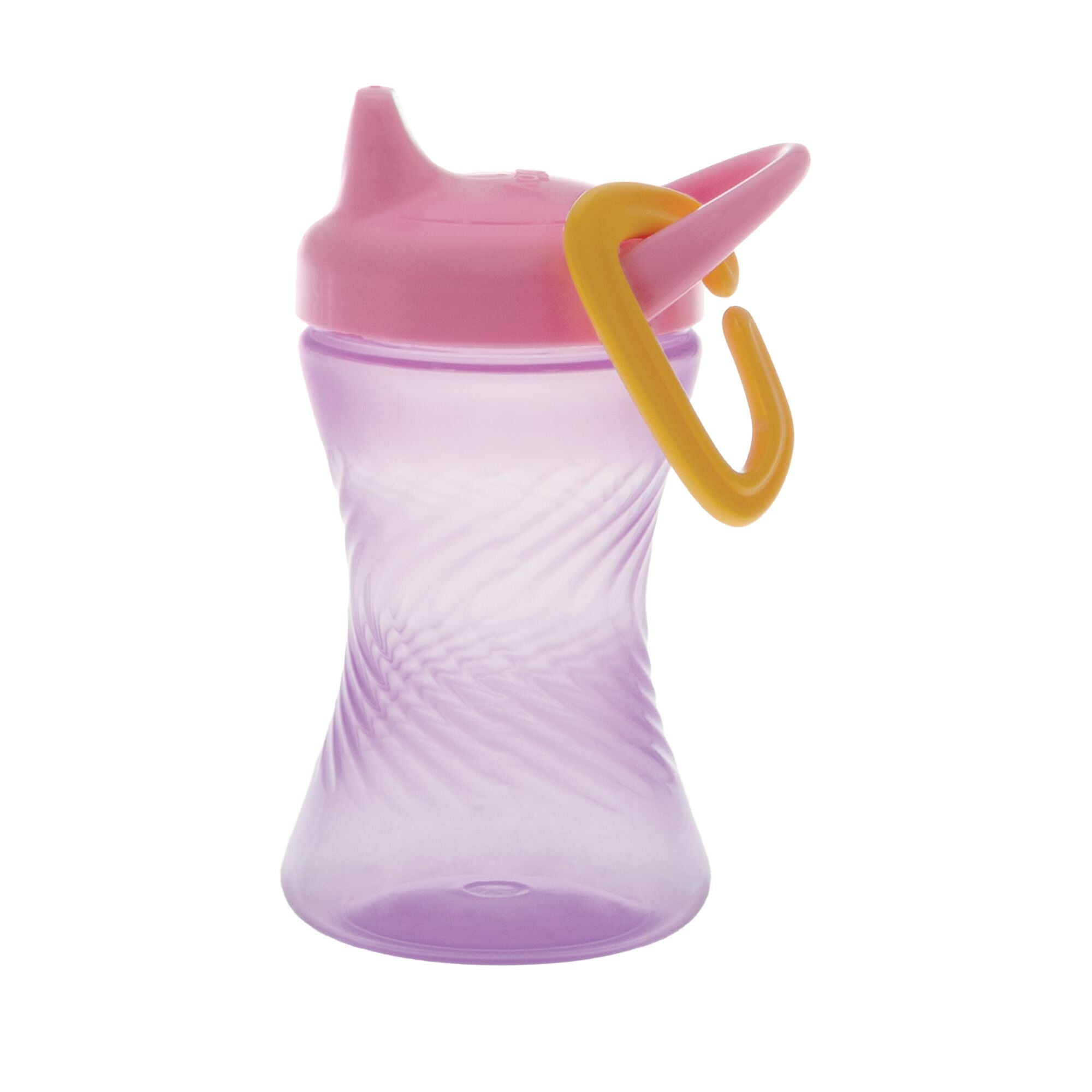 Hard Spout Sippy Cup with Carabiner (3 Pack) | Pink/Green/Purple (K0I0)