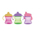 2-Handle Hard Spout Sippy Cup (3 Pack) | Pink/Green/Purple (MTQM)