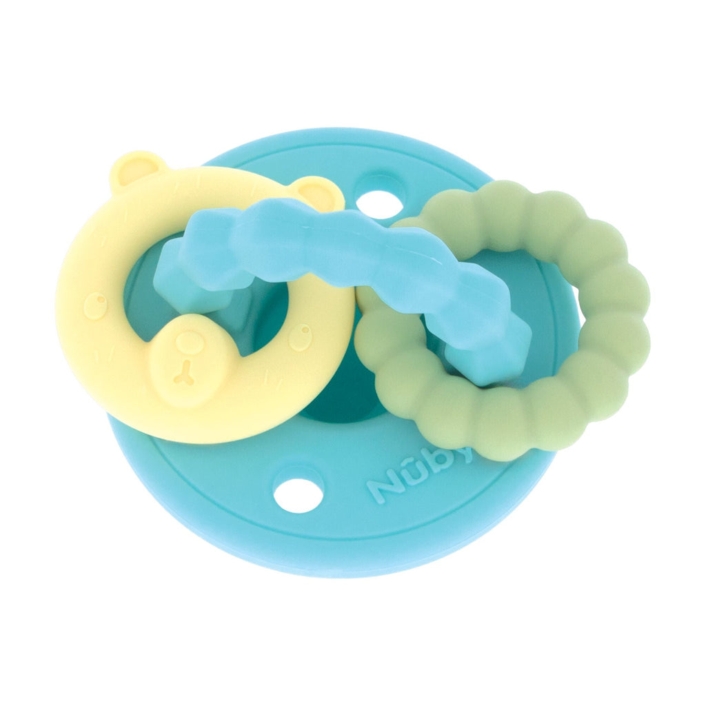 Silicone Charms (2 Pack) | Aqua/Yellow (8NW6)