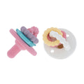 Silicone Charms (2 Pack) | Pink/White (K7KK)