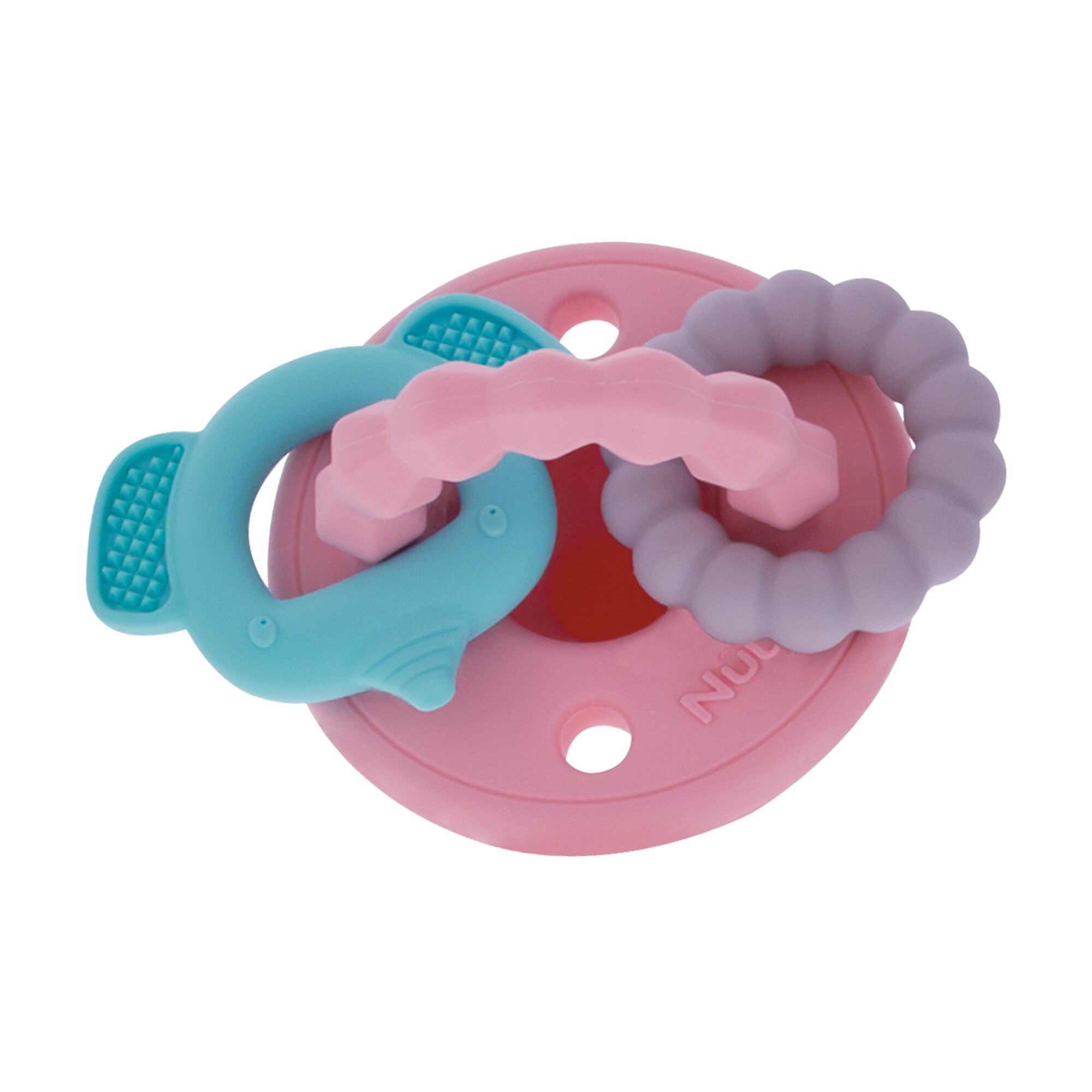 Silicone Charms (2 Pack) | Pink/White (K7KK)