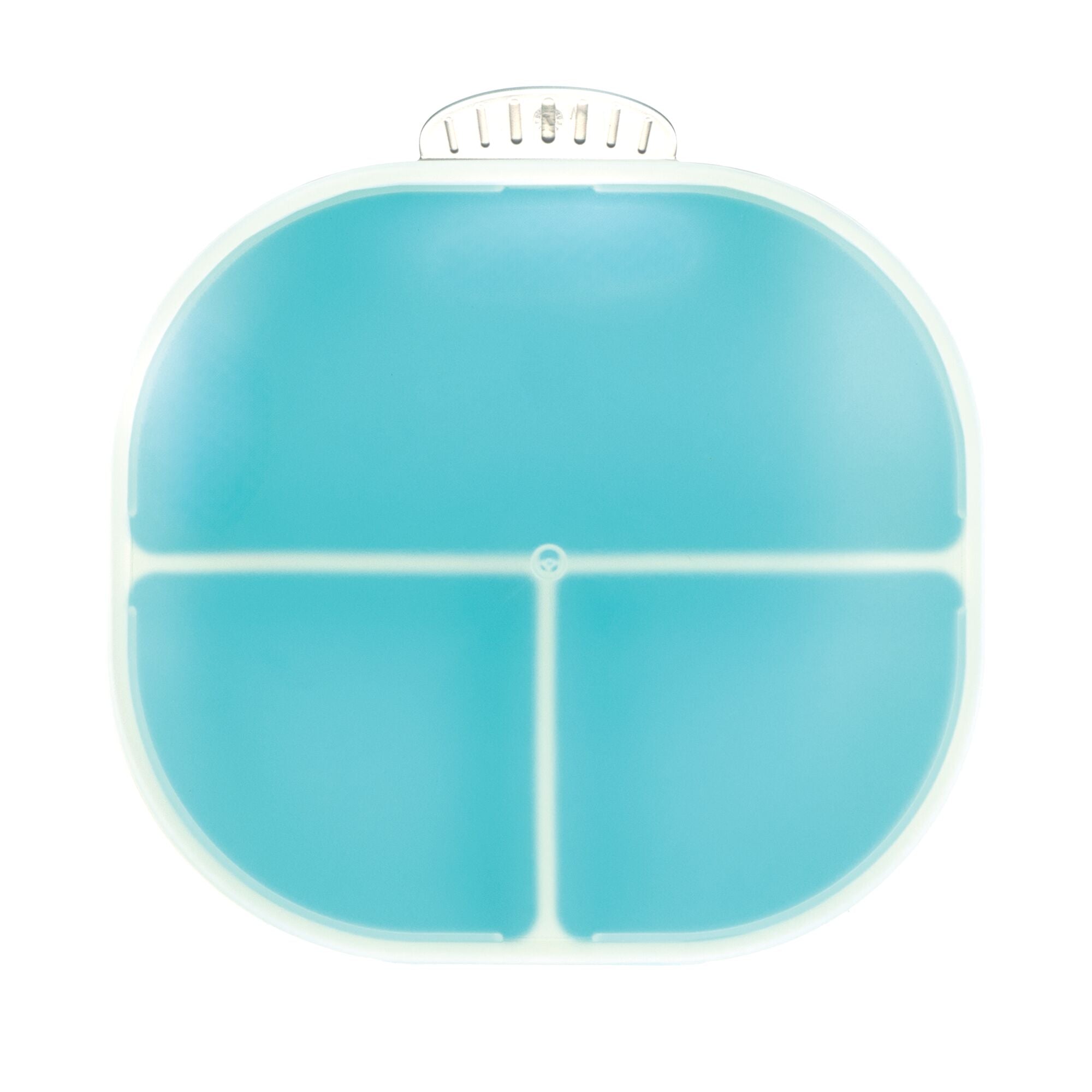 Rectangular Silicone Suction Plate (2 Pack) | Coral / Aqua (CXJN)