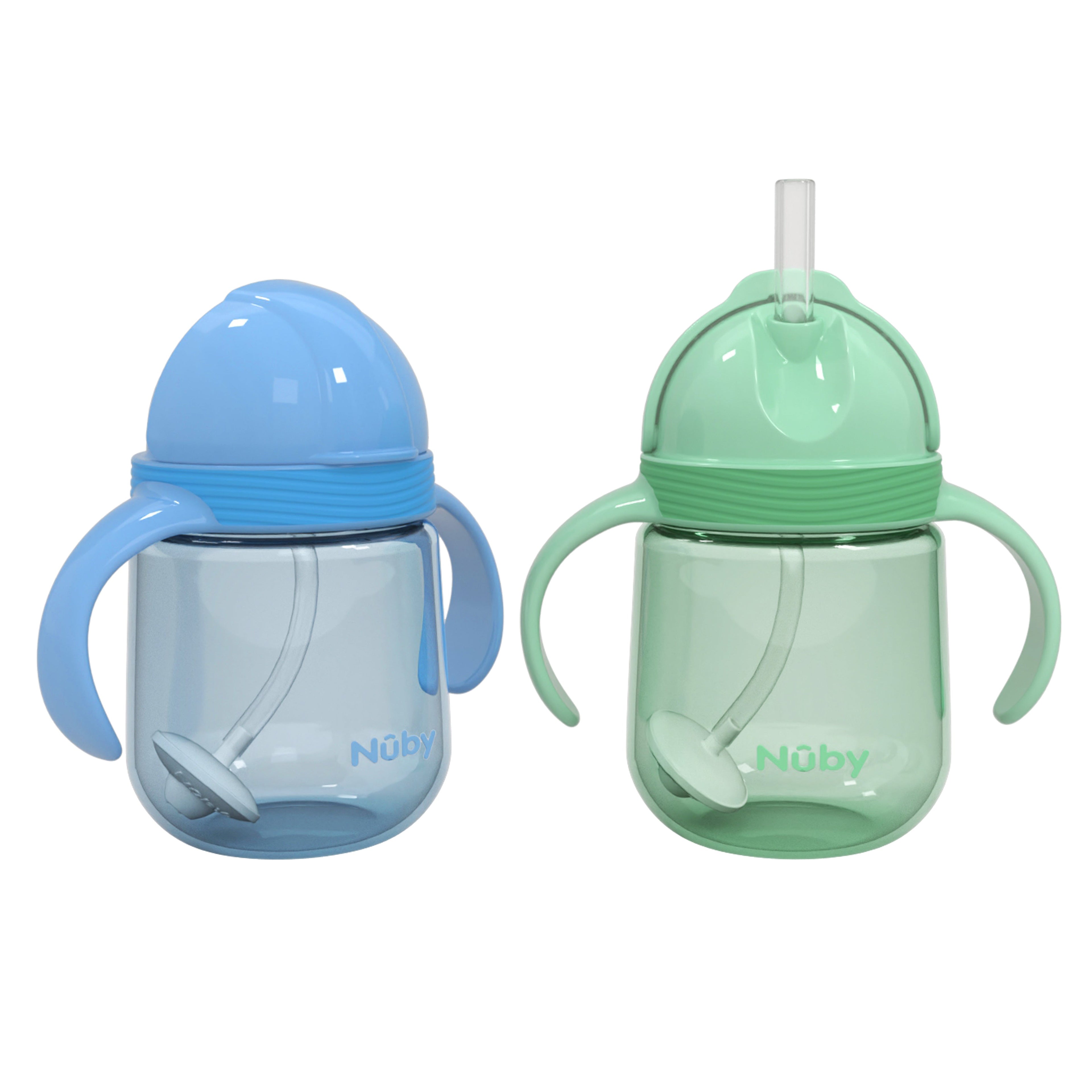 Clik-it Flip-It Straw Cup (2 Pack) | Light Blue/Aqua (1DI1)