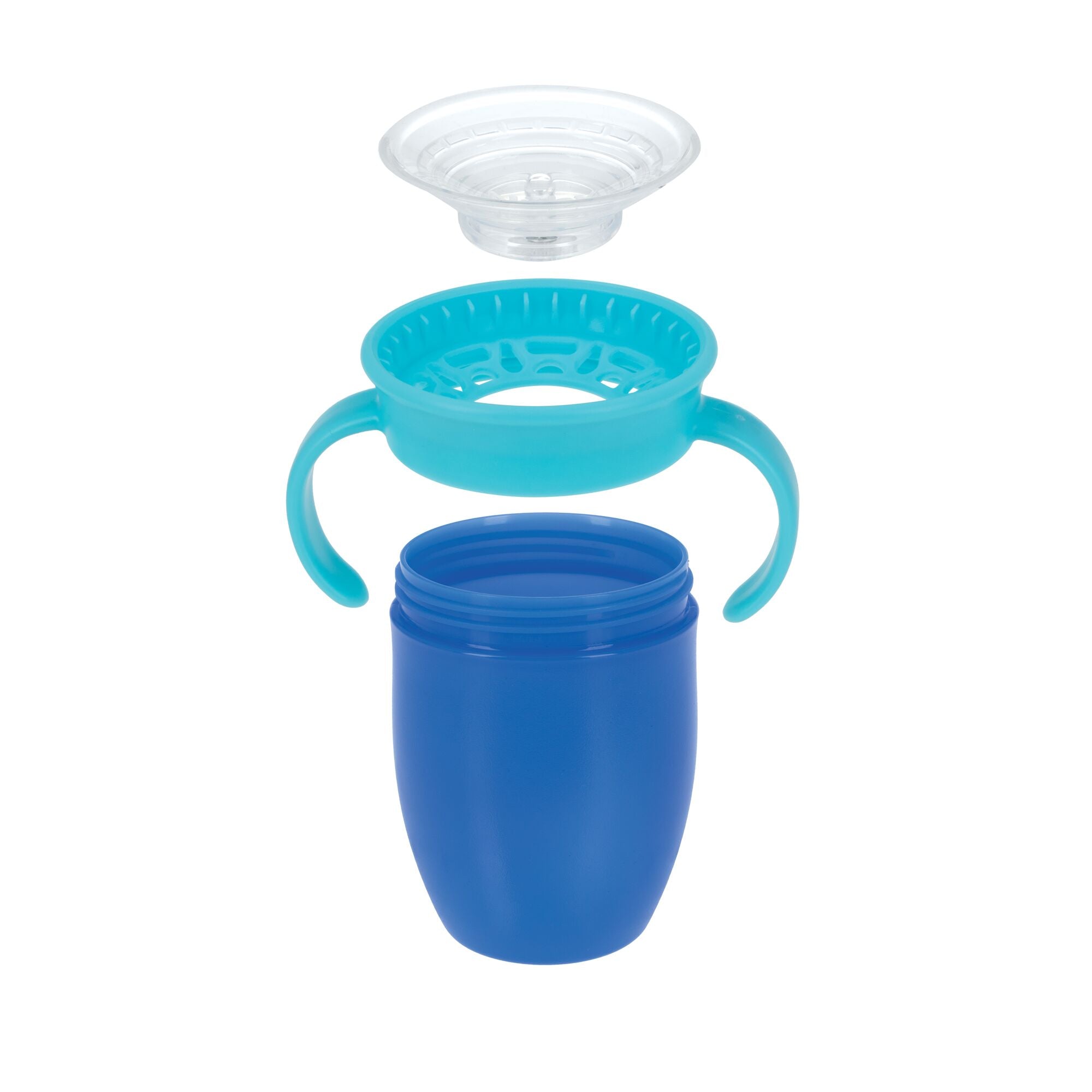 360 Wonder Cup with Handles (2 Pack - 5 oz) | Blue/Red (FLO1)