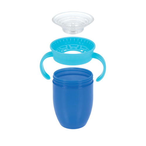 360 Wonder Cup with Handles (2 Pack - 7 oz) | Blue/Red (J1WI)
