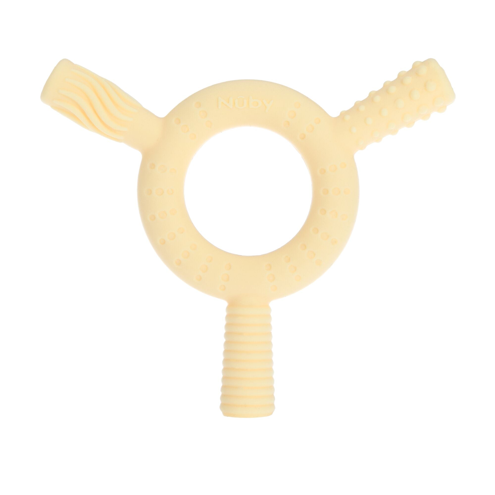 Hollow Sensory Tube Teethers | Green/Yellow (3Q00)