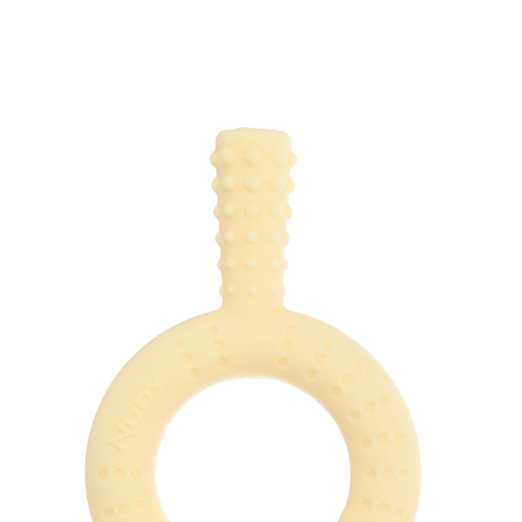 Hollow Sensory Tube Teethers | Green/Yellow (3Q00)