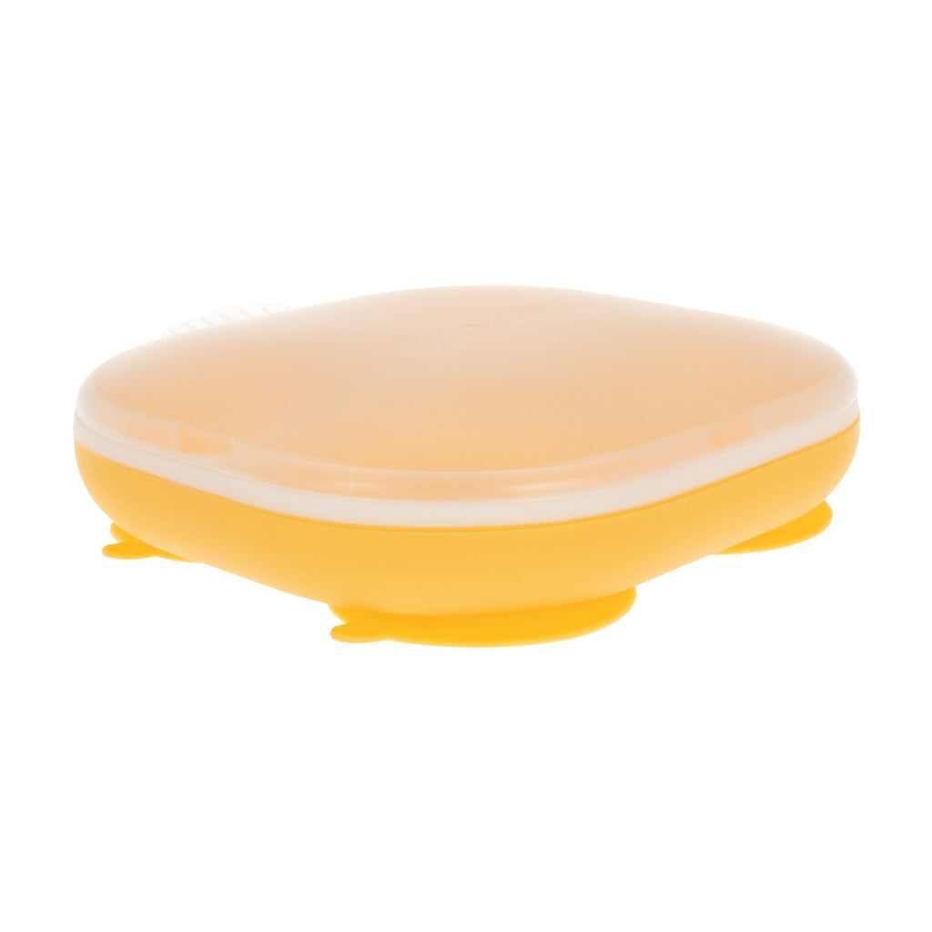 Rectangular Silicone Suction Plate (2 Pack) | Yellow / Blue (L1FA)