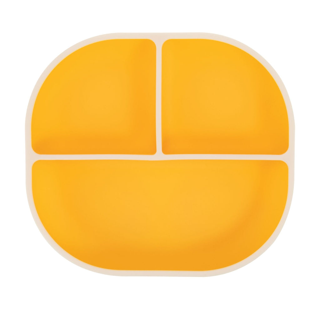 Rectangular Silicone Suction Plate (2 Pack) | Yellow / Blue (L1FA)