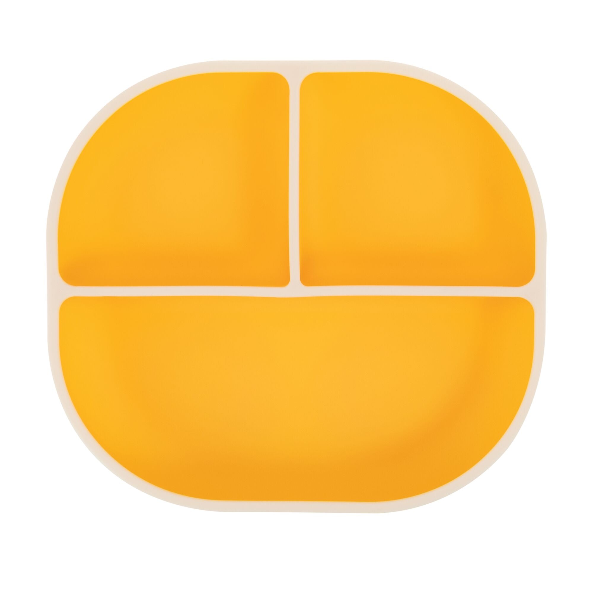 Rectangular Silicone Suction Plate (2 Pack) | Yellow / Blue (L1FA)