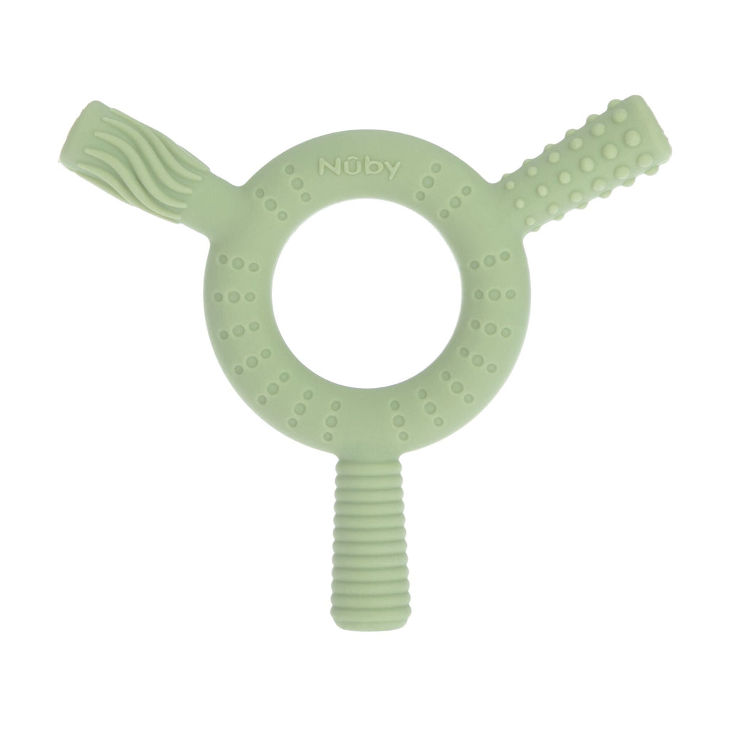 Hollow Sensory Tube Teethers | Green/Blue (UYP1)