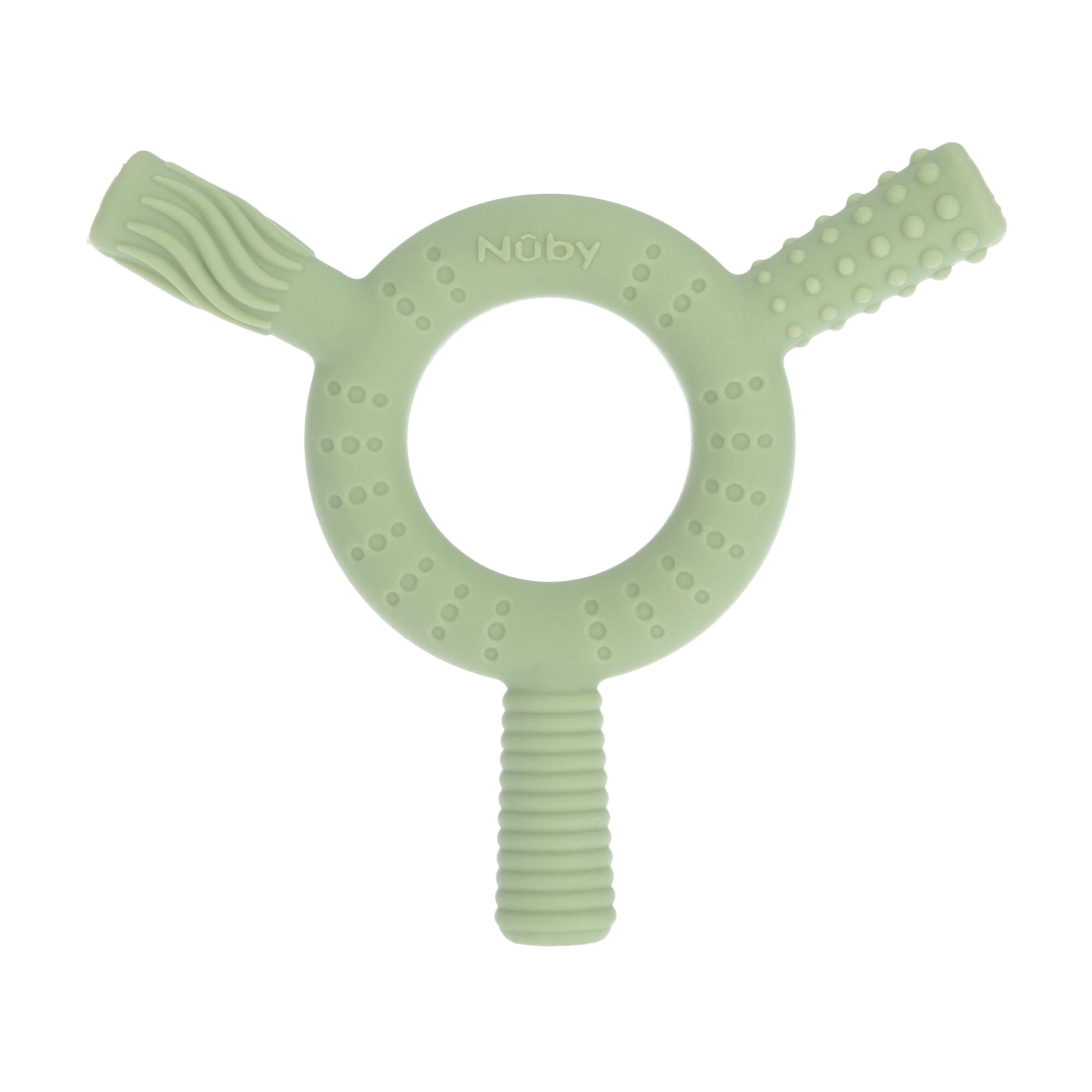 Hollow Sensory Tube Teethers | Green/Blue (UYP1)