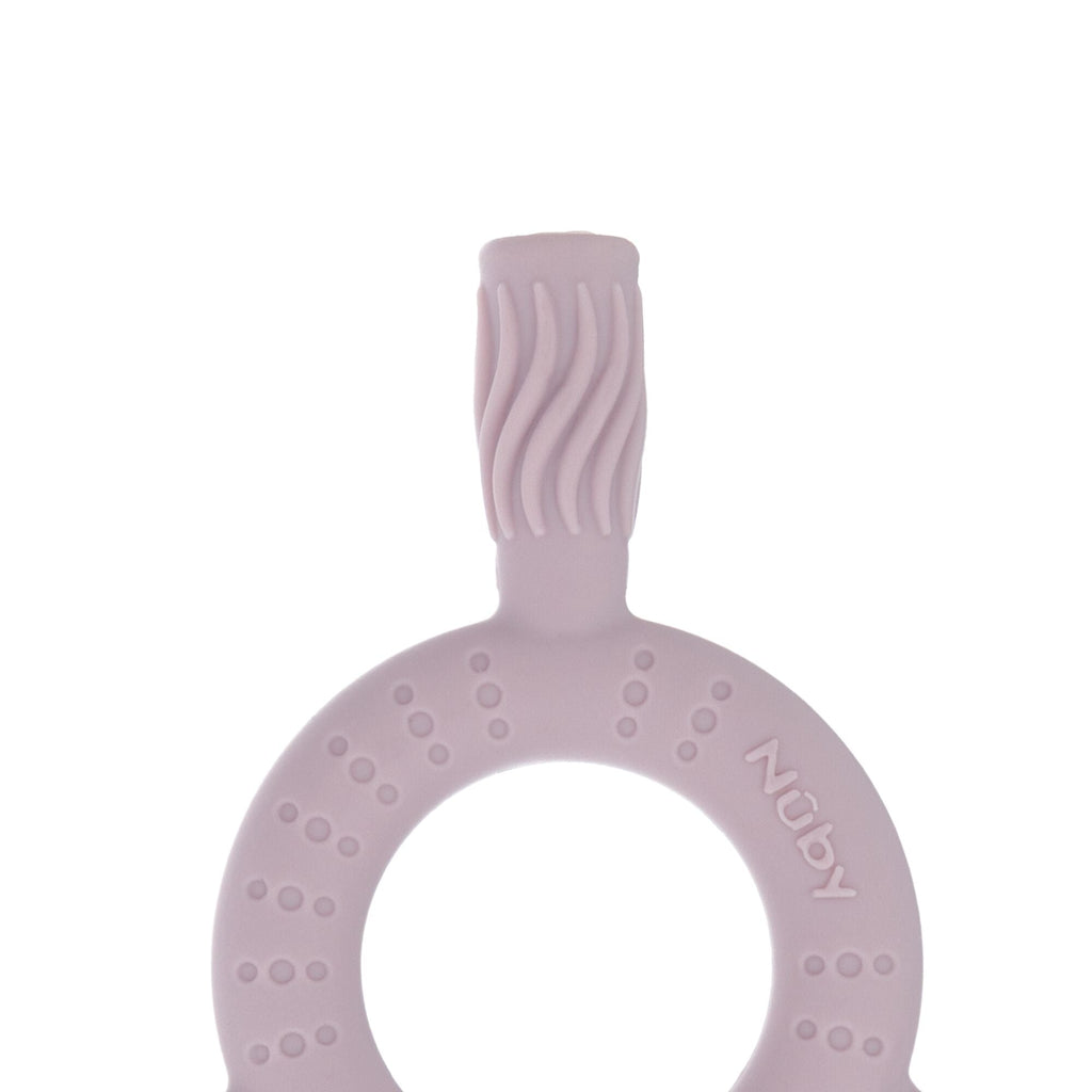 Hollow Sensory Tube Teethers | Pink/Plum (HRLV)