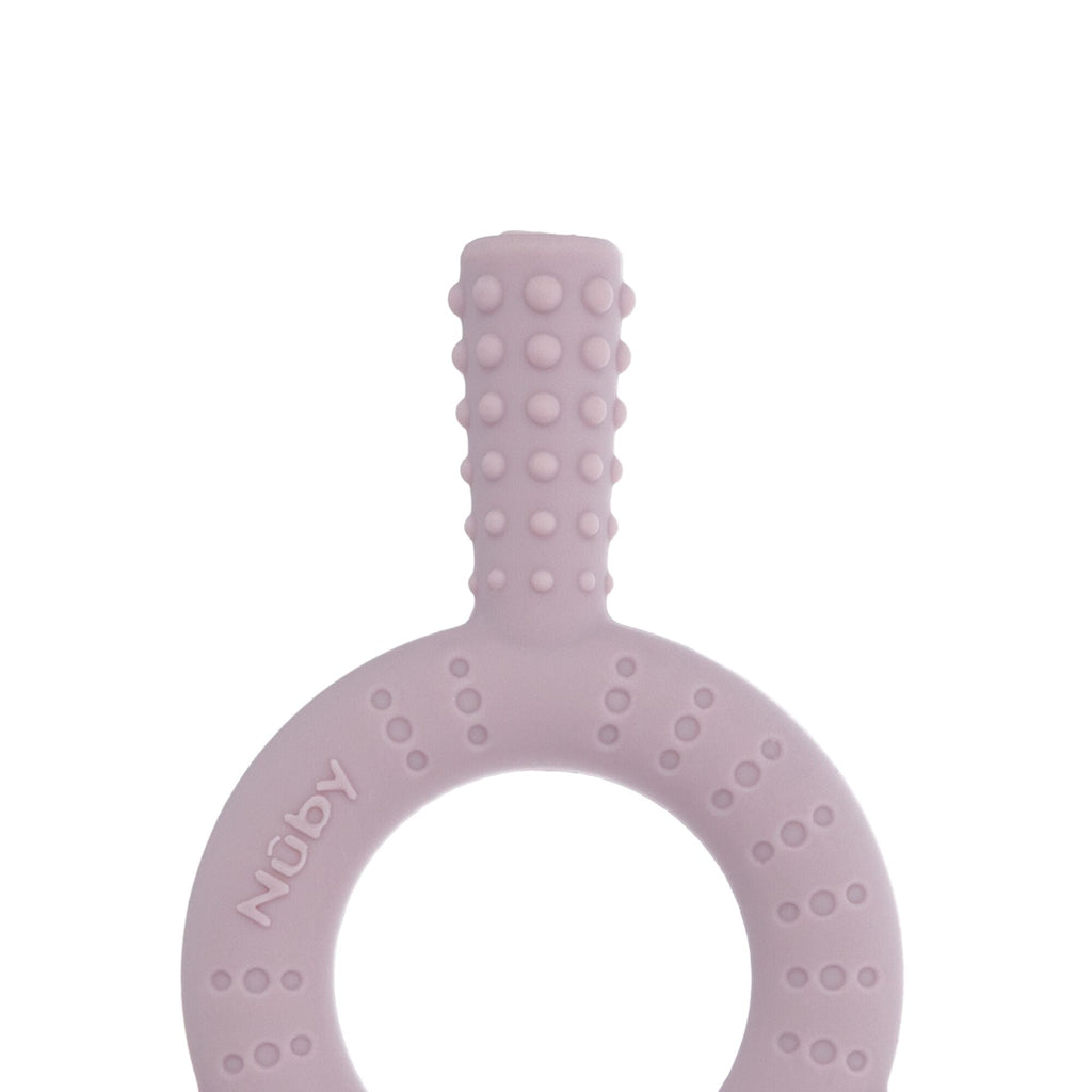 Hollow Sensory Tube Teethers | Pink/Plum (HRLV)
