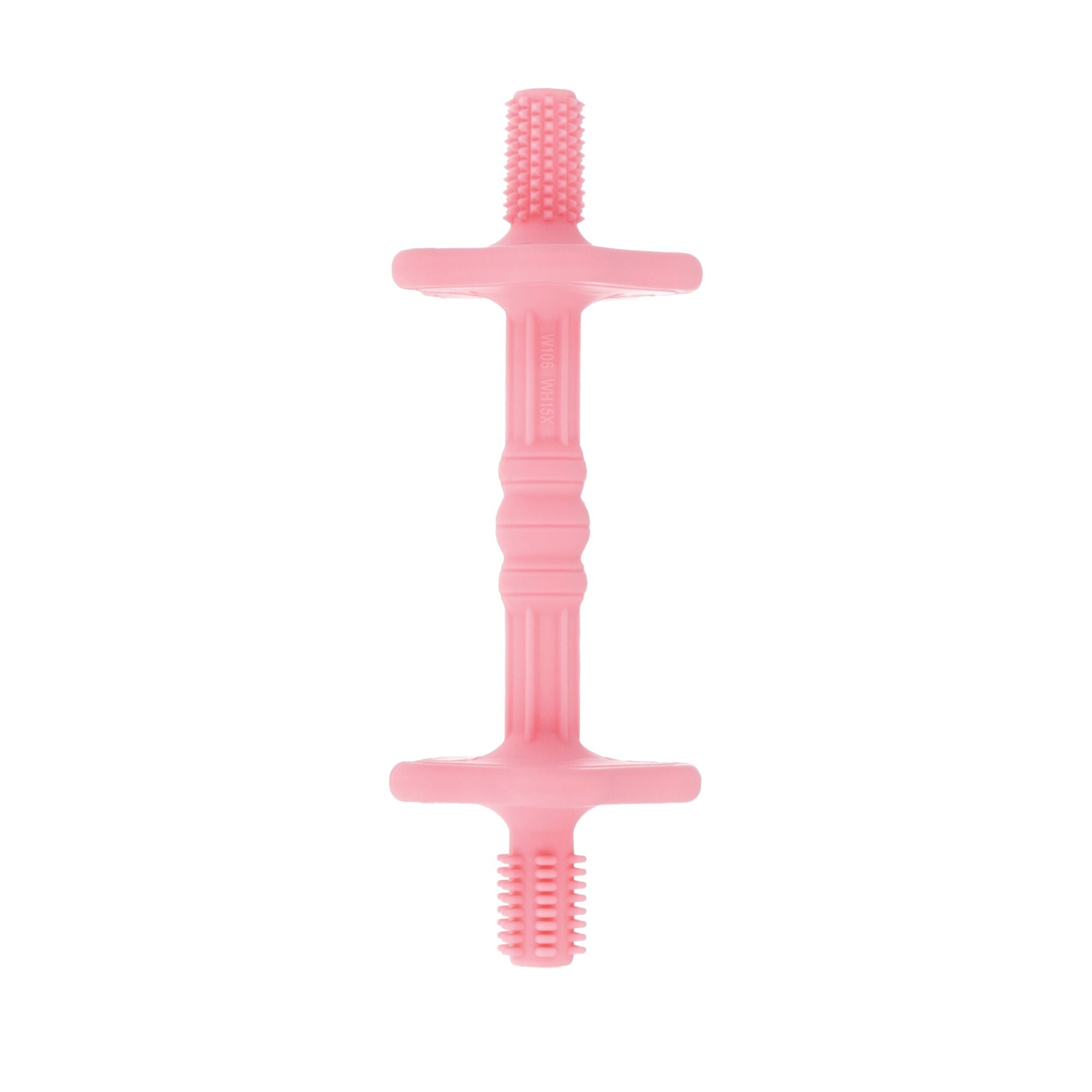 Hollow Sensory Tube Teethers | Pink/Plum (HRLV)