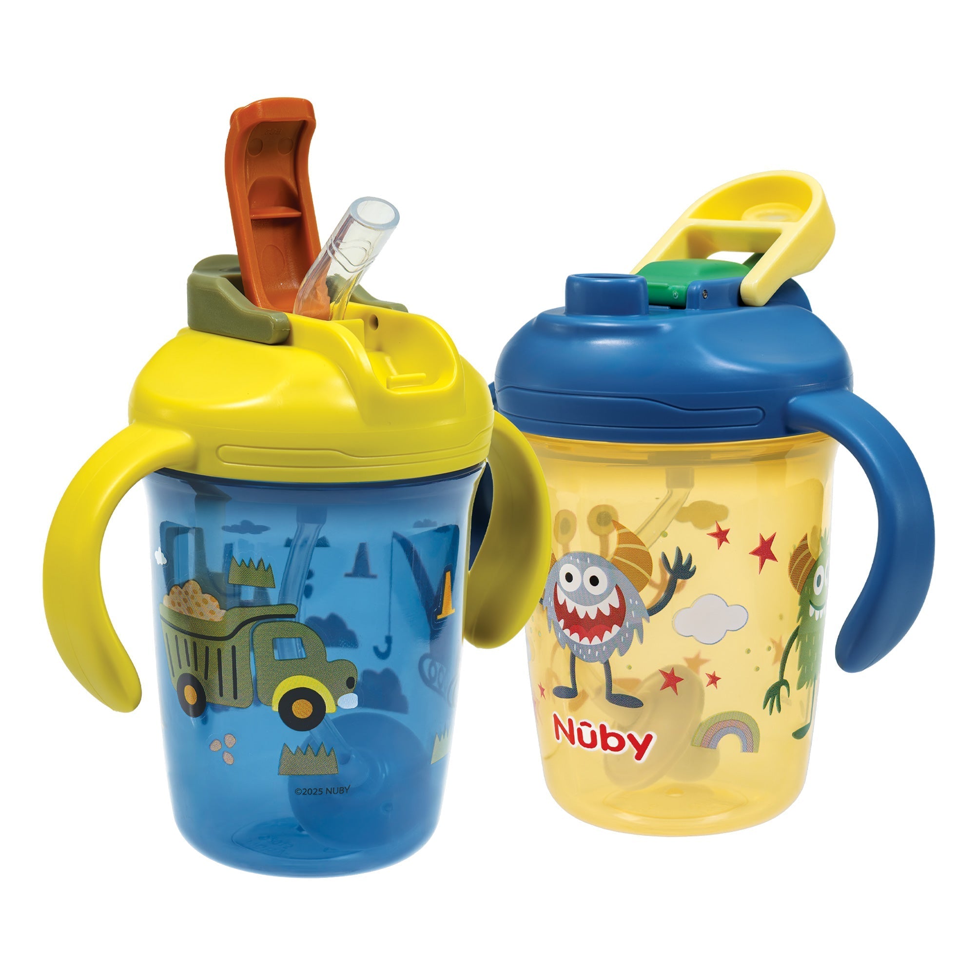 2-in-1 Toddler Cup (2 Pack) | Tractors & Monsters (H1I7)