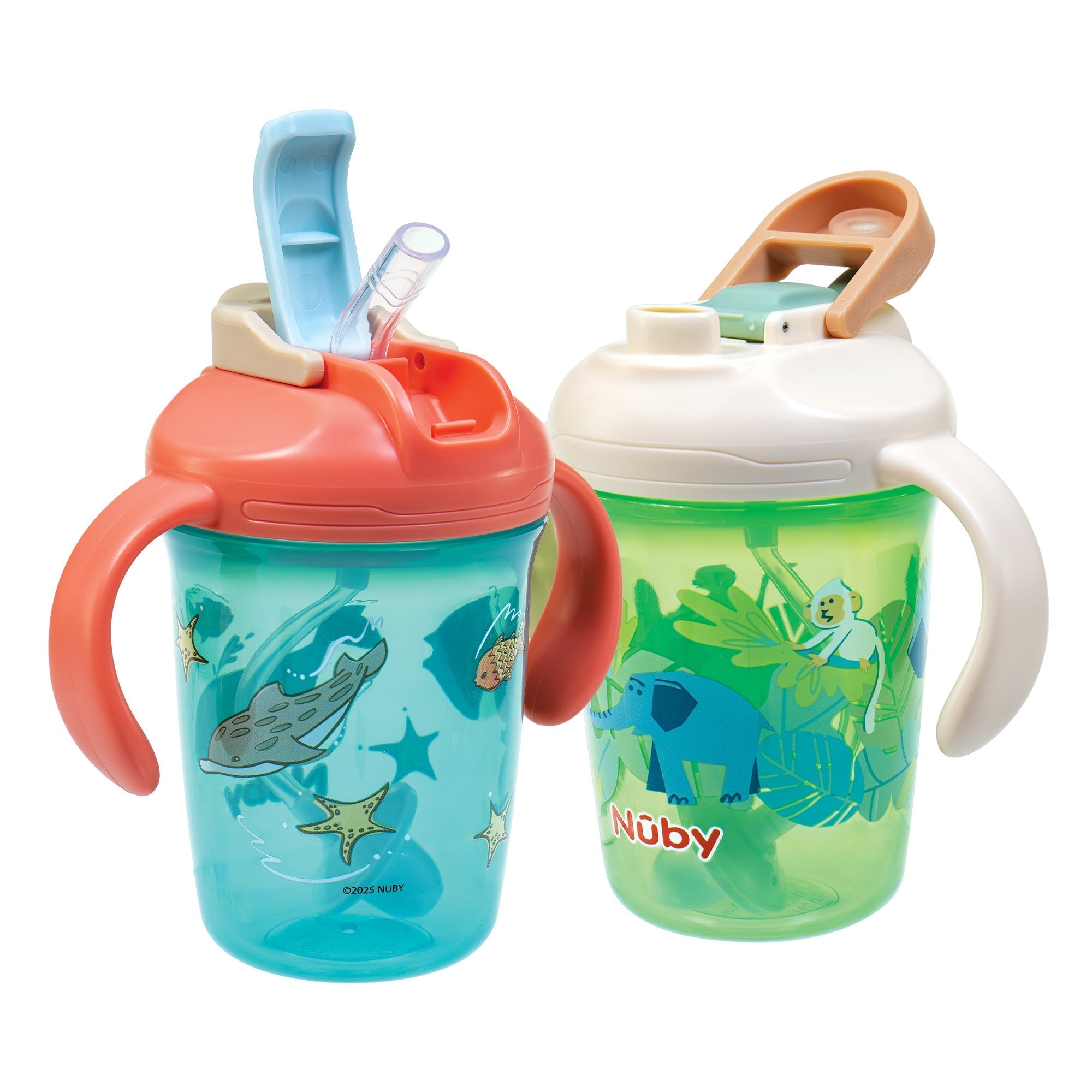 2-in-1 Toddler Cup (2 Pack) | Jungle & Ocean (WYSF)