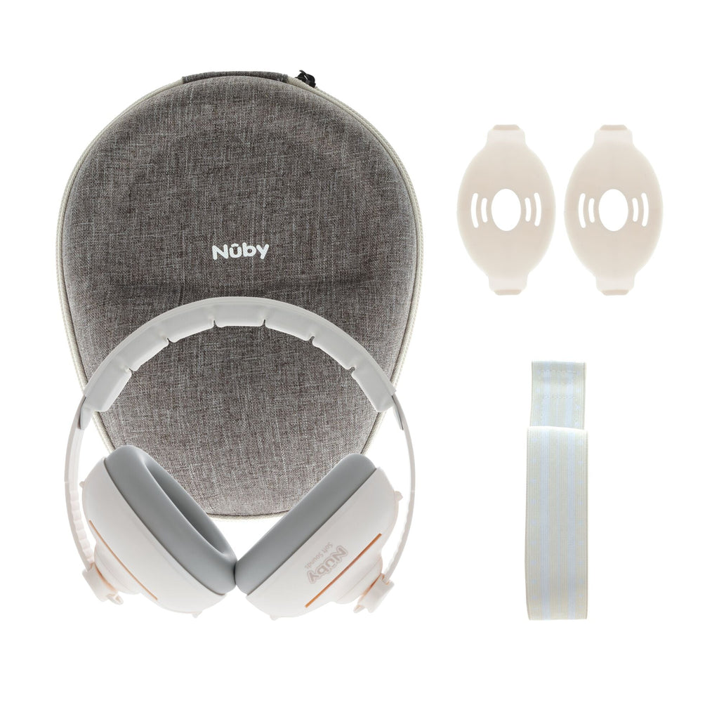Soft Sounds 2-in-1 Noise Cancelling Earmuffs | White (RLG6)