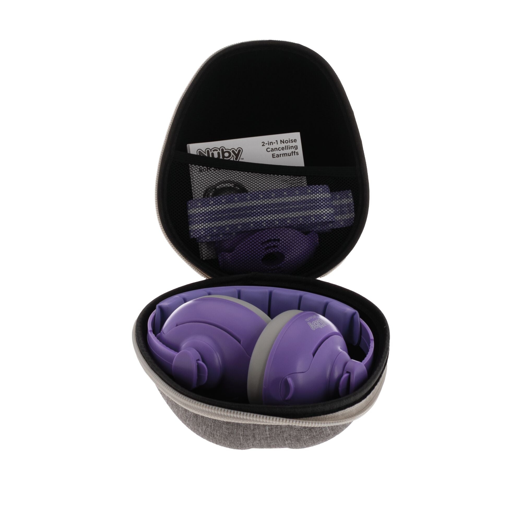 Soft Sounds 2-in-1 Noise Cancelling Earmuffs | Purple (L1K5)