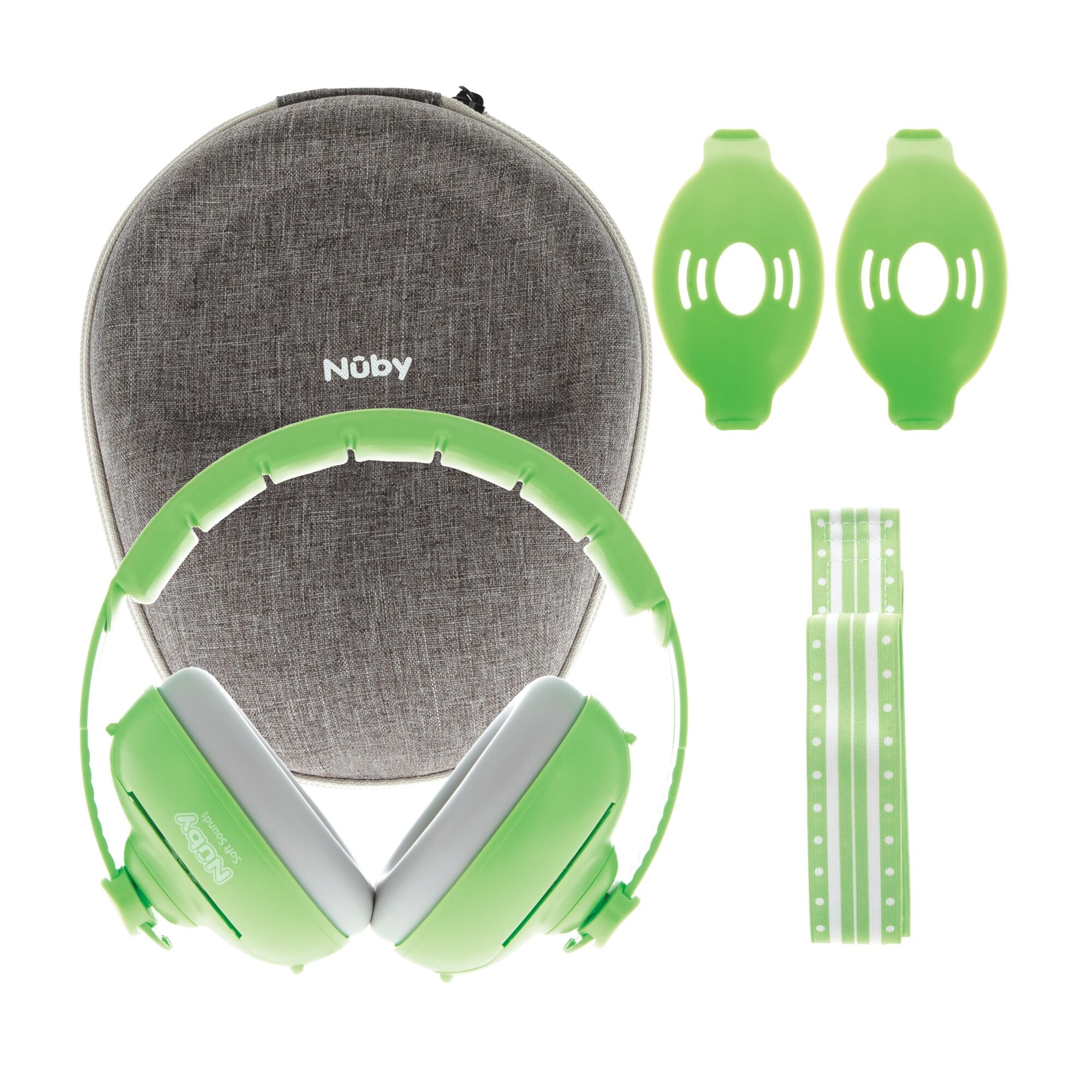 Soft Sounds 2-in-1 Noise Cancelling Earmuffs | Green (6PE5)