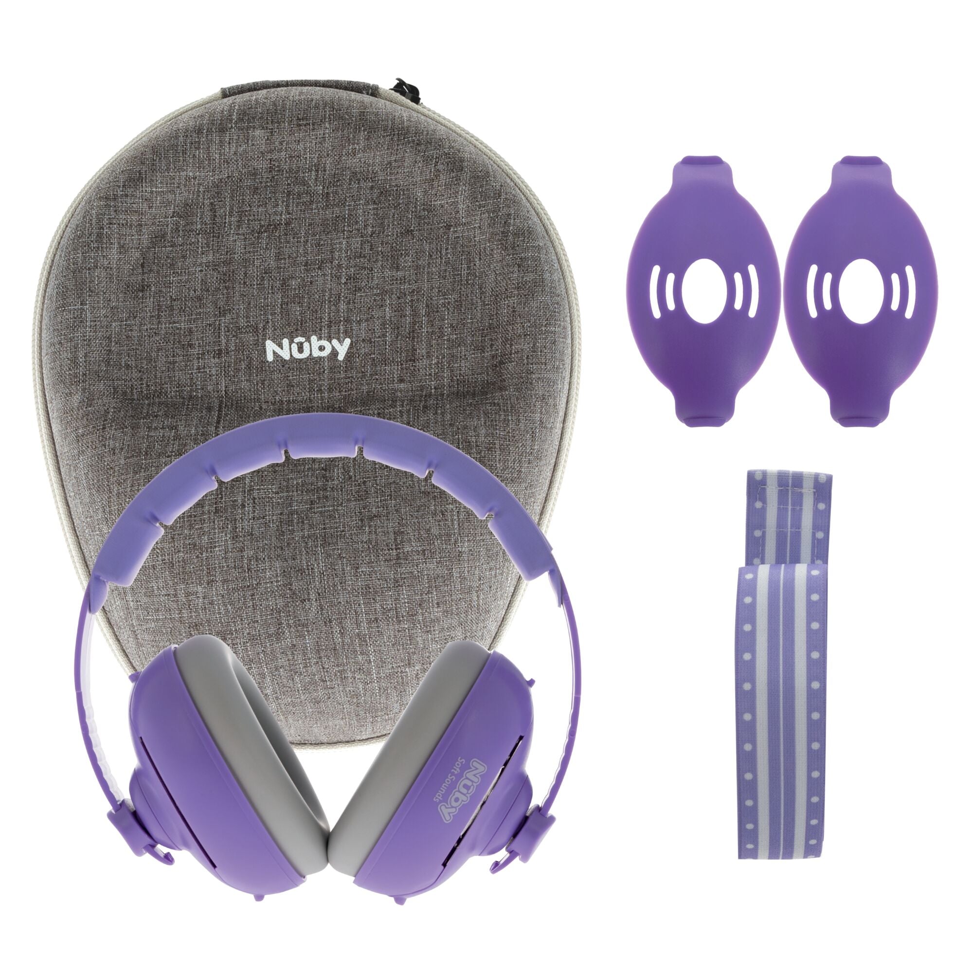 Soft Sounds 2-in-1 Noise Cancelling Earmuffs | Purple (L1K5)