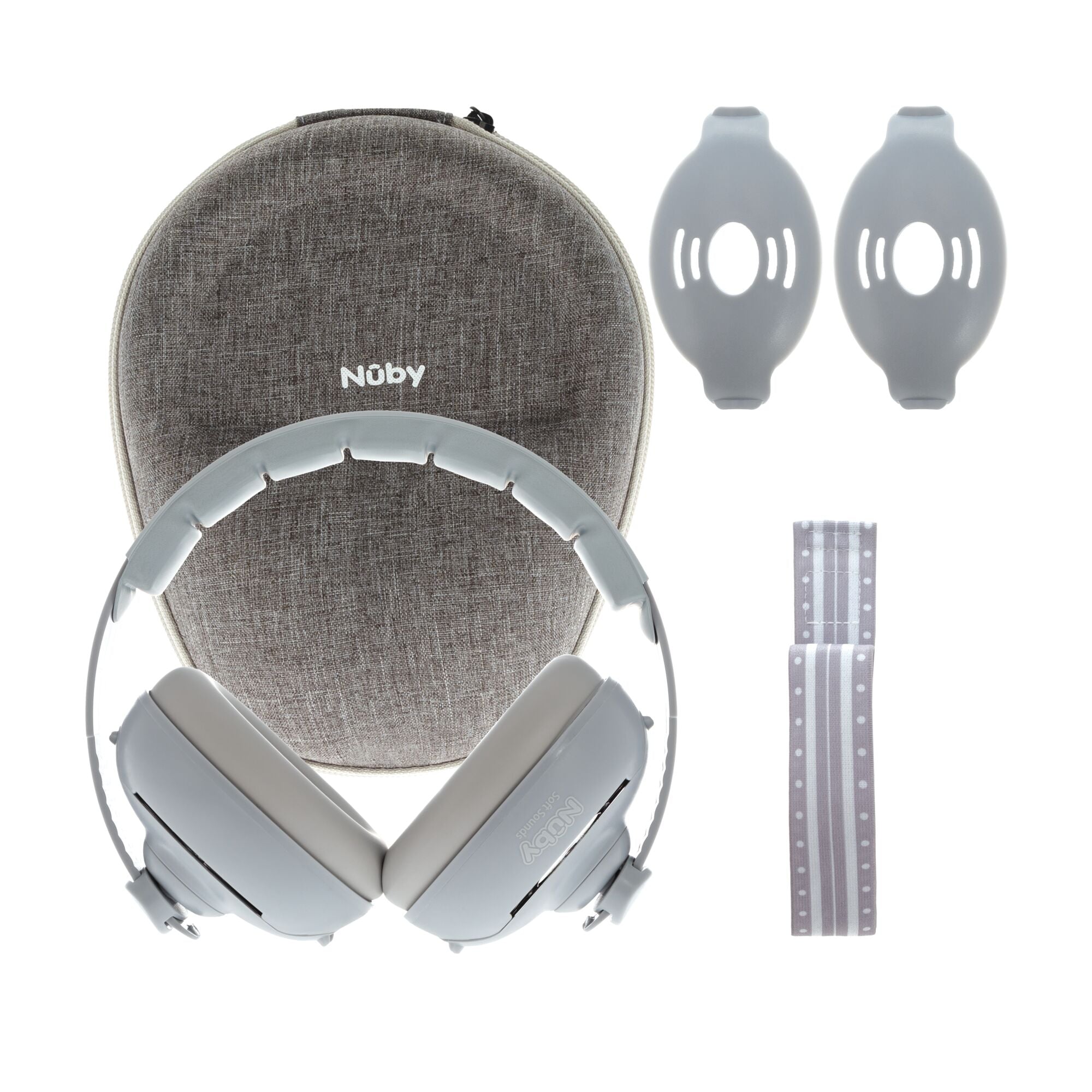 Soft Sounds 2-in-1 Noise Cancelling Earmuffs | Grey (F9DX)