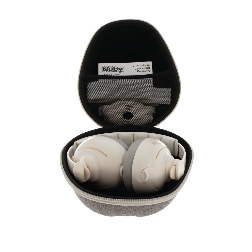 Soft Sounds 2-in-1 Noise Cancelling Earmuffs | White (RLG6)