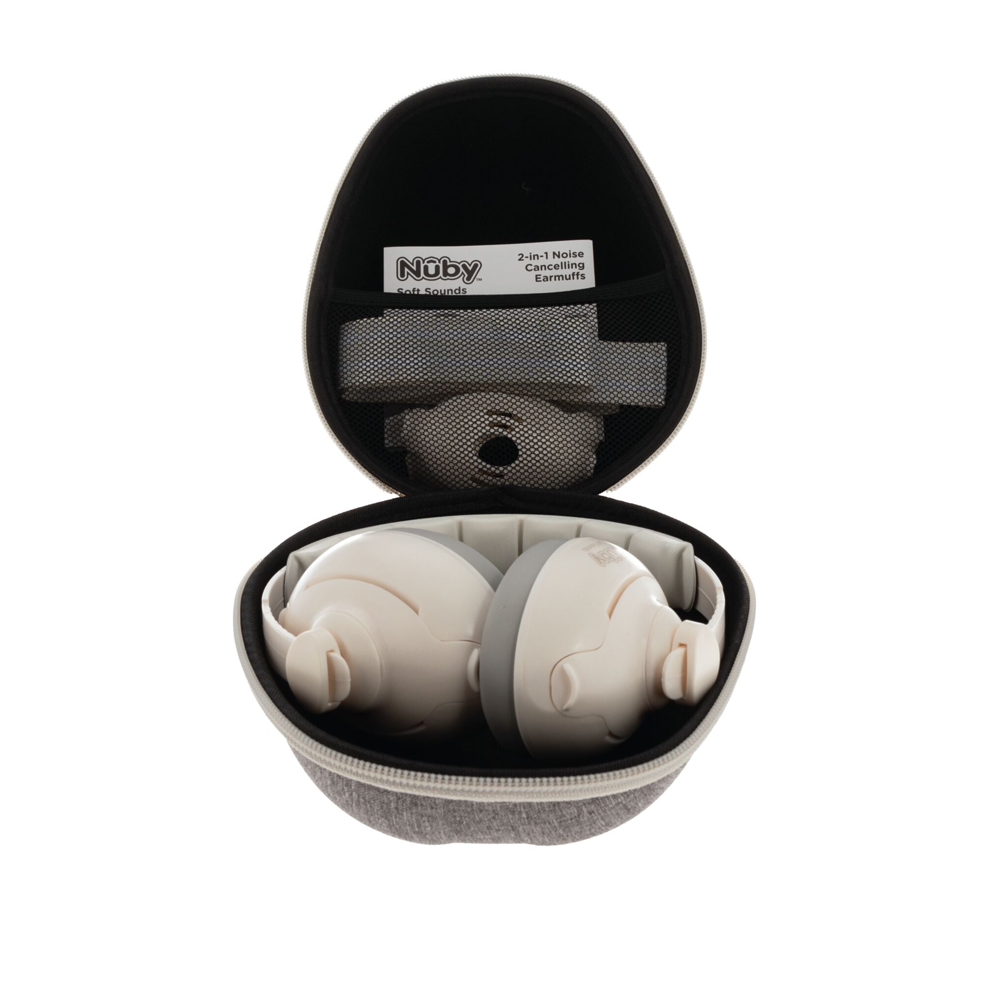 Soft Sounds 2-in-1 Noise Cancelling Earmuffs | White (RLG6)
