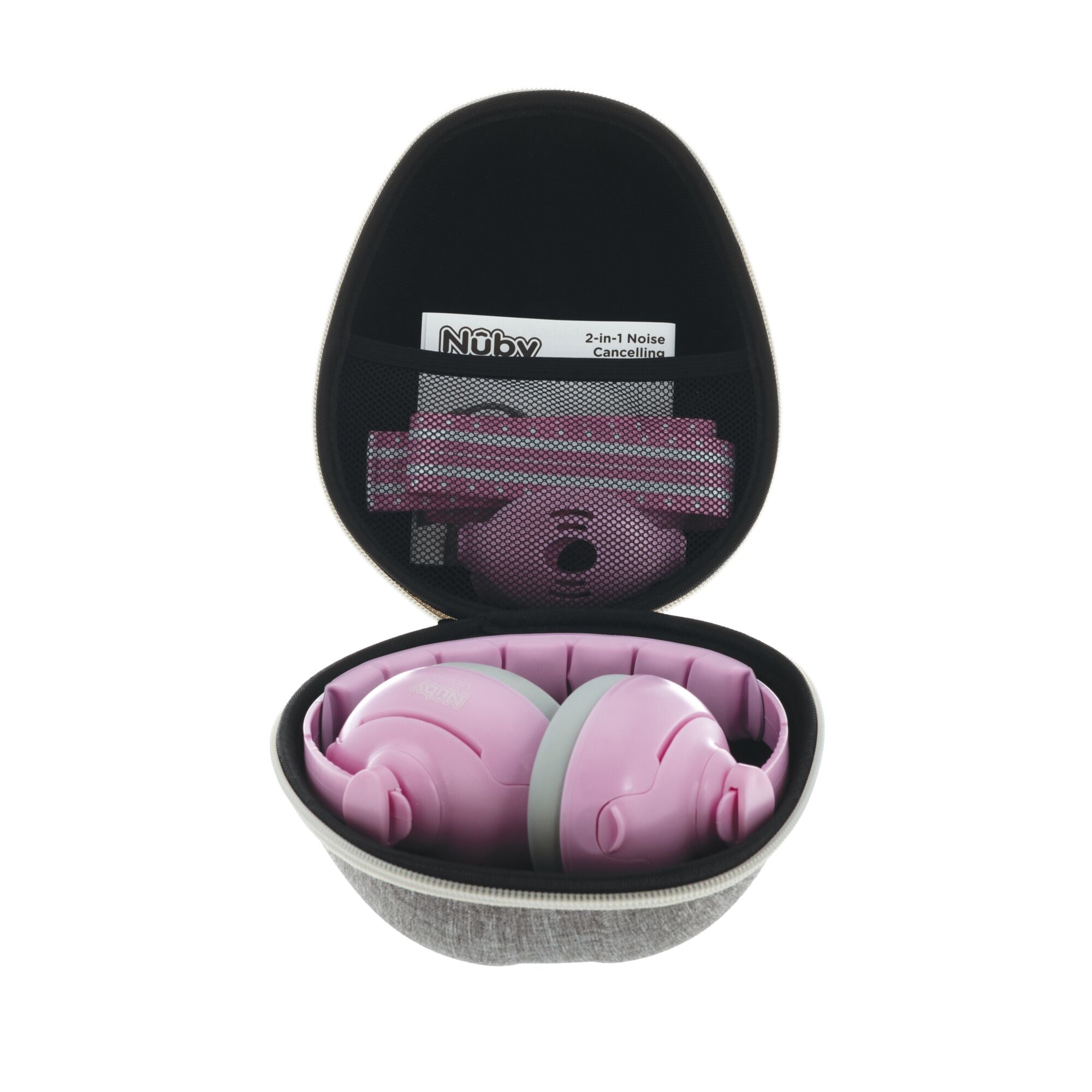 Soft Sounds 2-in-1 Noise Cancelling Earmuffs | Pink (QRIT)