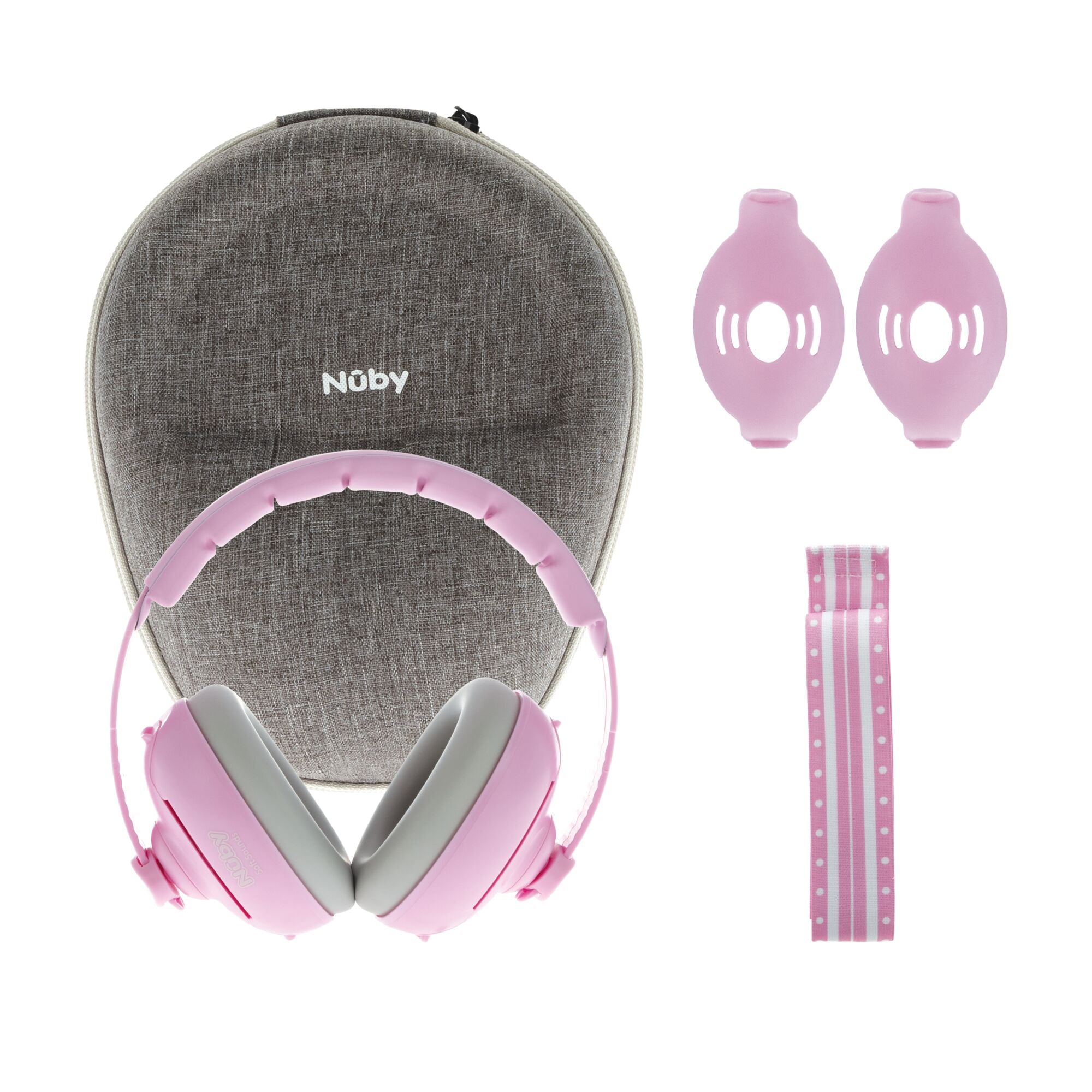 Soft Sounds 2-in-1 Noise Cancelling Earmuffs | Pink (QRIT)