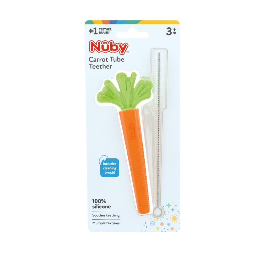 Silicone Carrot Tube Teether (KM9H)