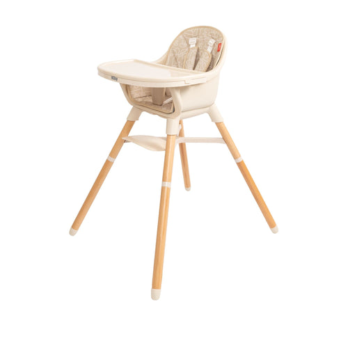 4-in-1 Multi-Use High Chair | Beige Lines (BZY5)