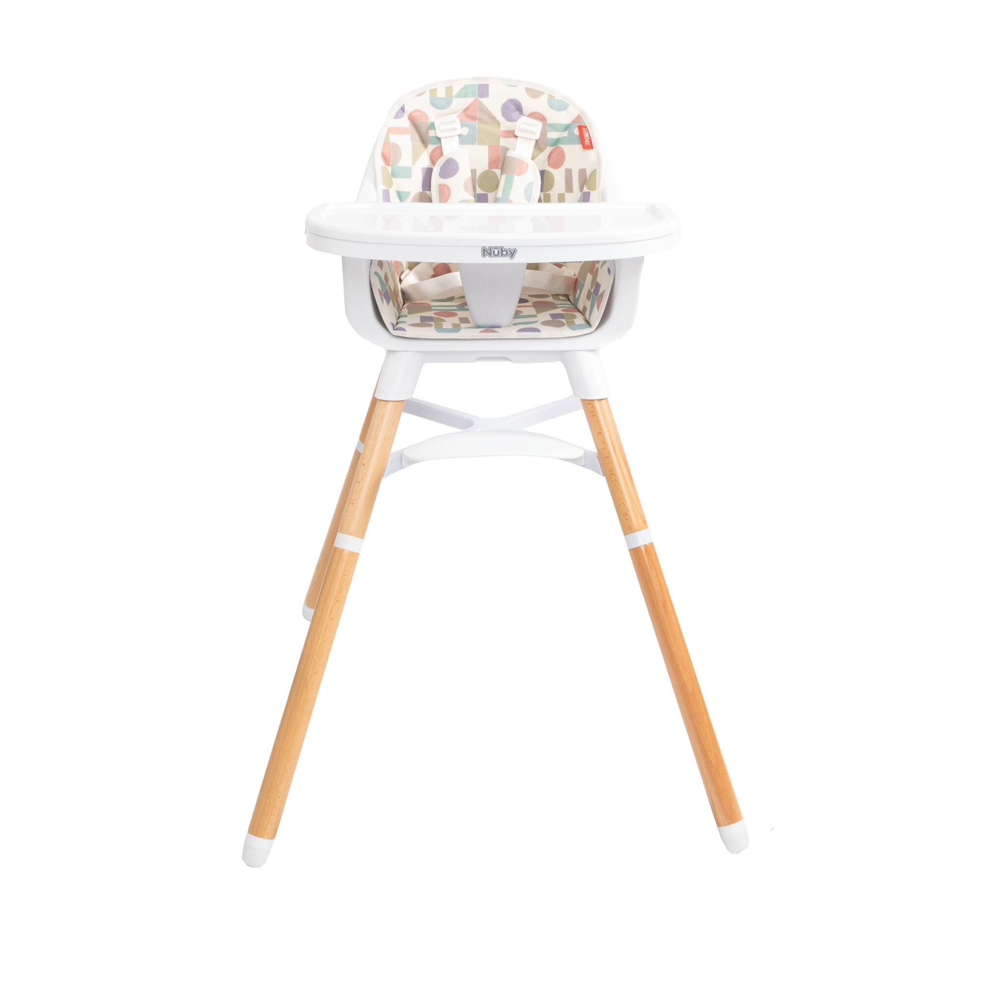 4-in-1 Multi-Use High Chair | White Geometrics (4TK2)