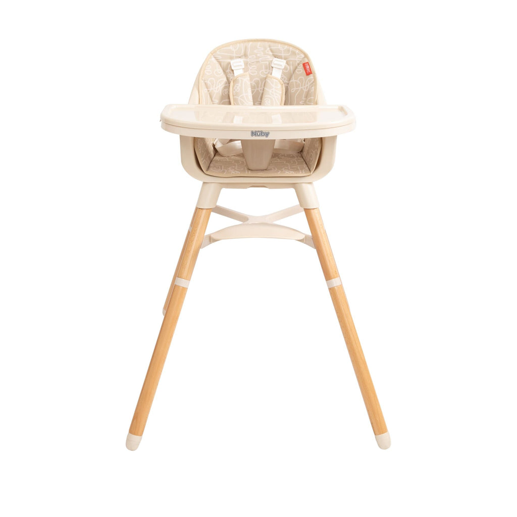 4-in-1 Multi-Use High Chair | Beige Lines (BZY5)