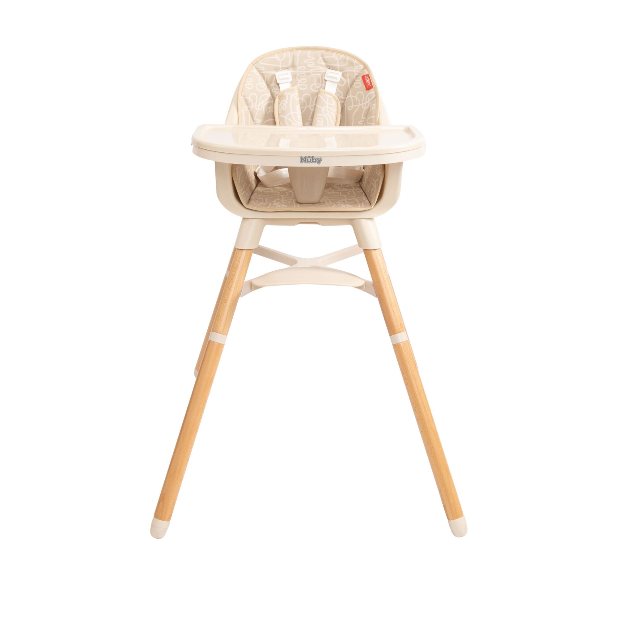 4-in-1 Multi-Use High Chair | Beige Lines (BZY5)