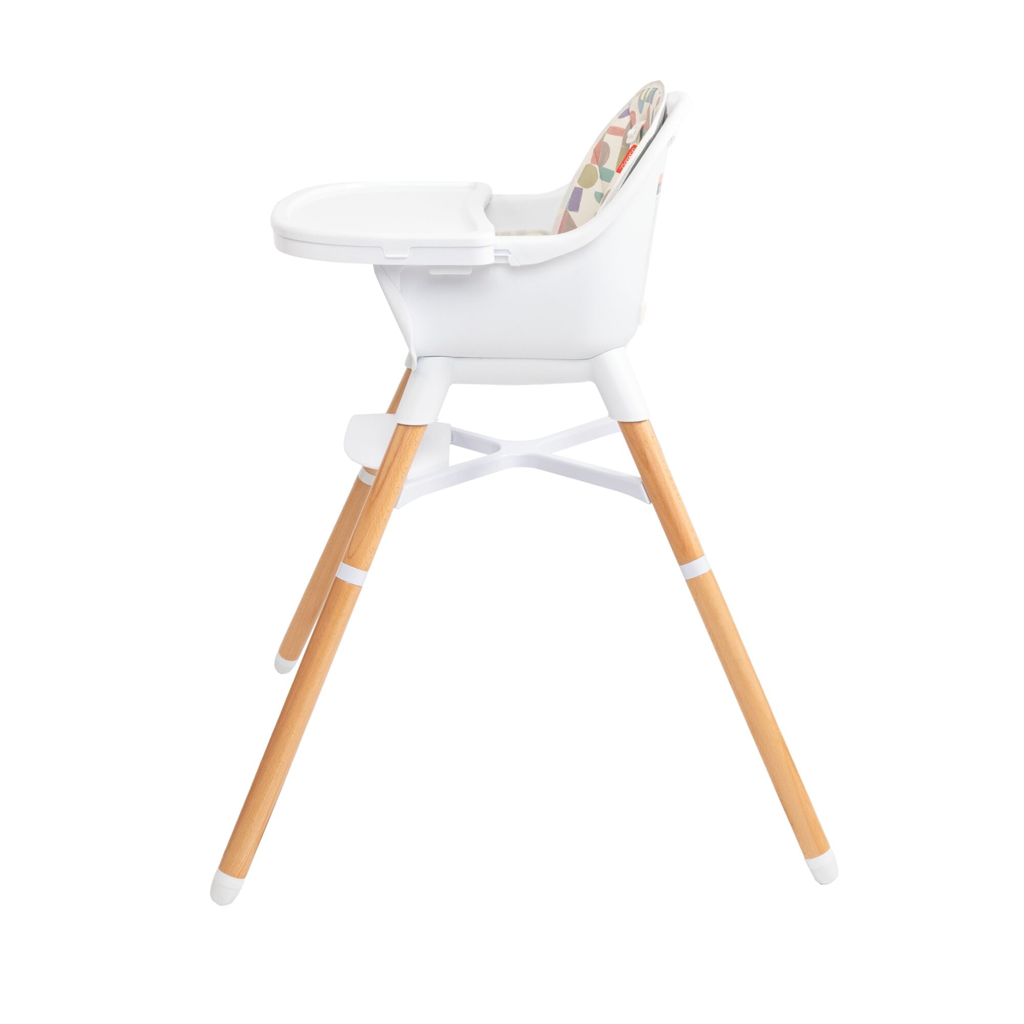 4-in-1 Multi-Use High Chair | White Geometrics (4TK2)